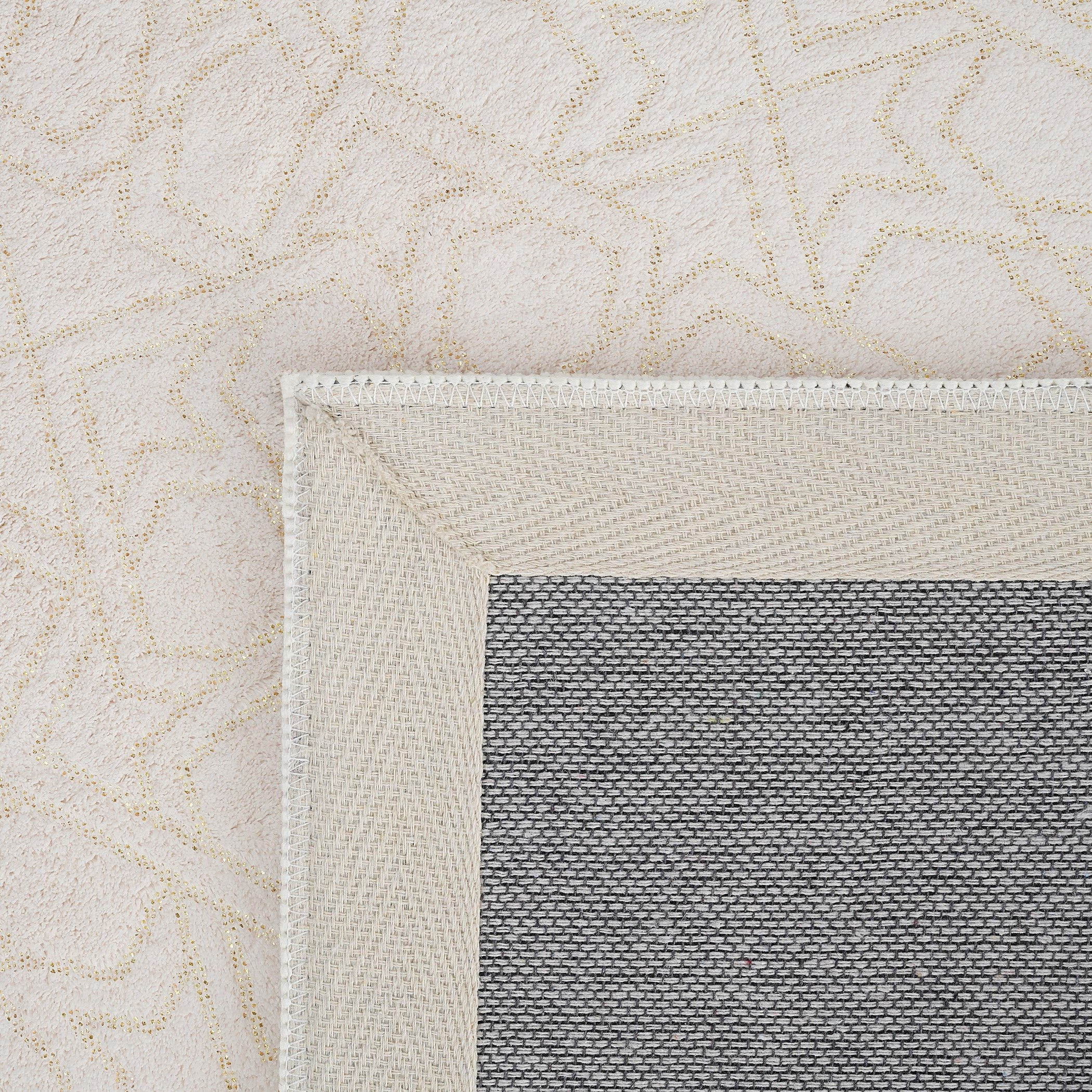 Layali Noor Foil Printed Rug -120x170 cm-hbxdecorandfurnishings-floorcoverings-rugs-image-6