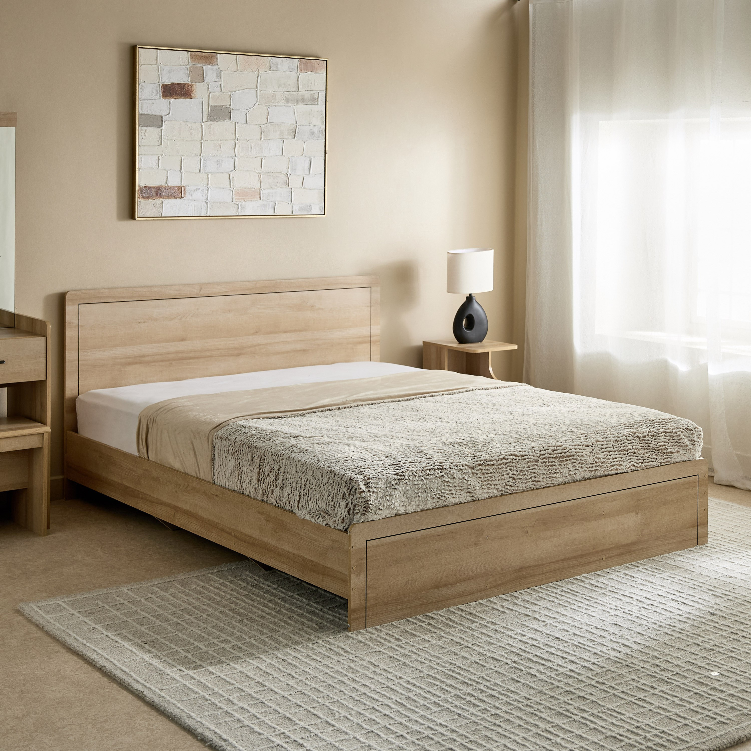 Movo Compacto 5-Piece Queen Bedroom Set - 160x200 cm-hbxfurniture-bedsandbedsets-bedroomsets-queen-image-2