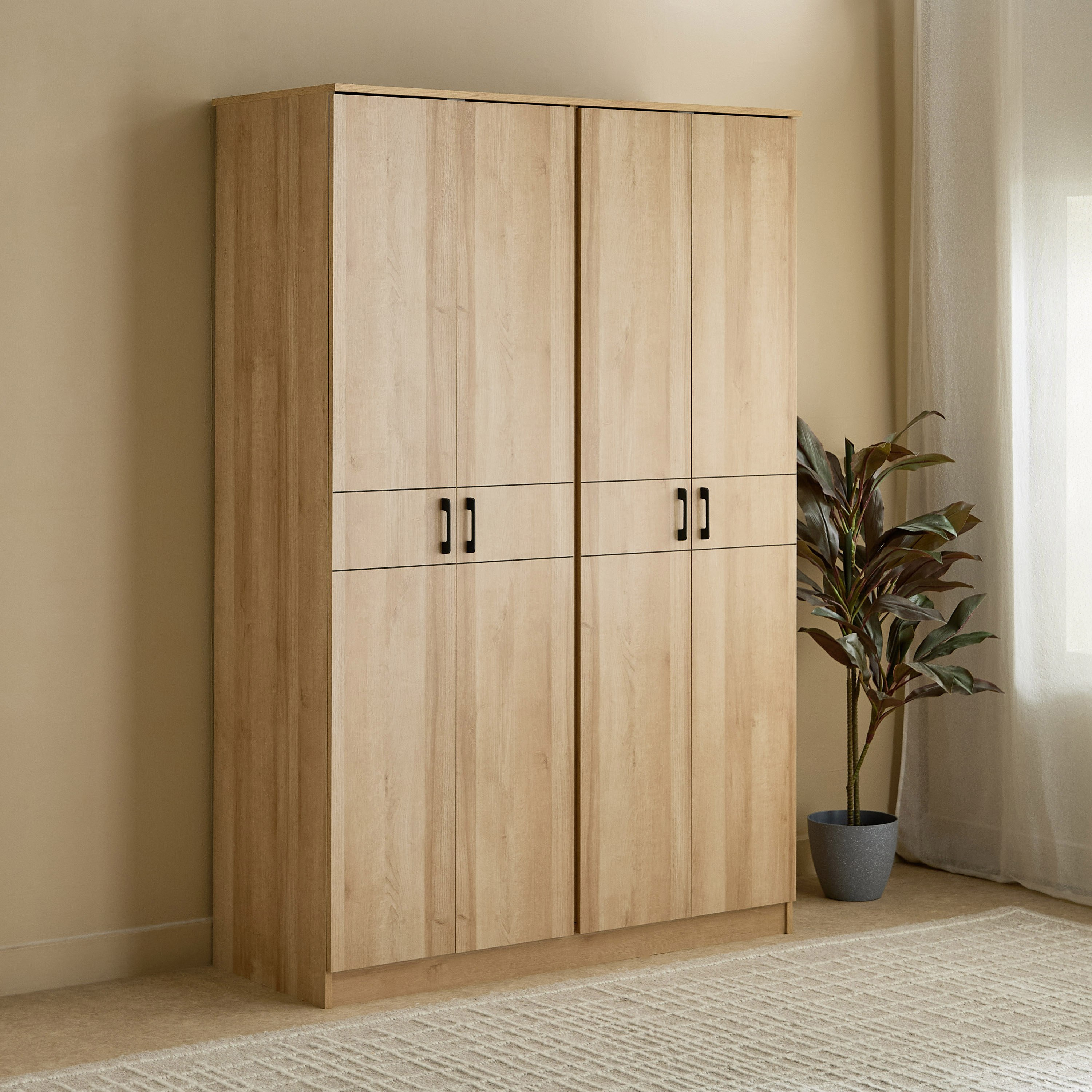 Movo Compacto 4-Door Wardrobe-hbxfurniture-wardrobes-image-1