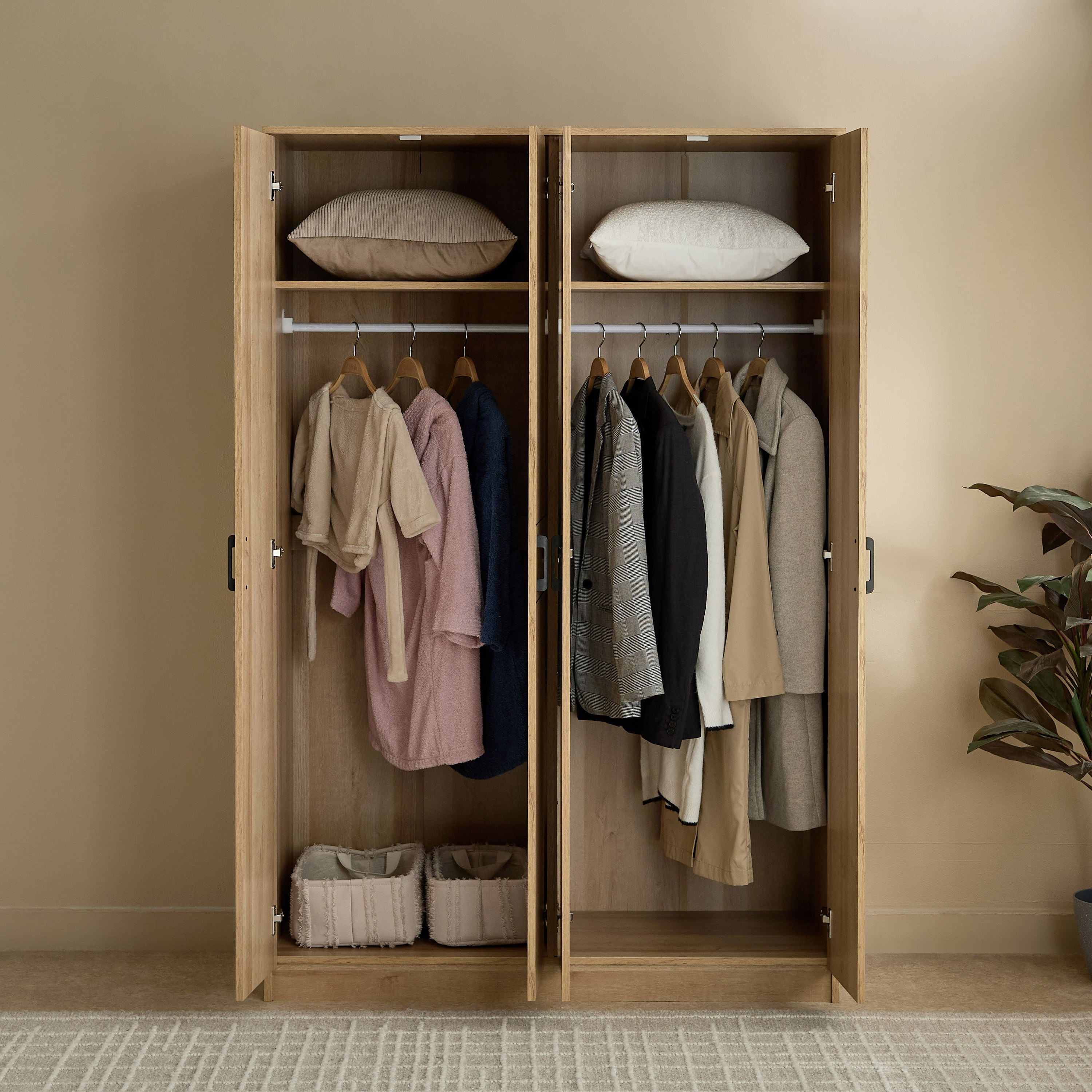 Movo Compacto 4-Door Wardrobe-hbxfurniture-wardrobes-image-3