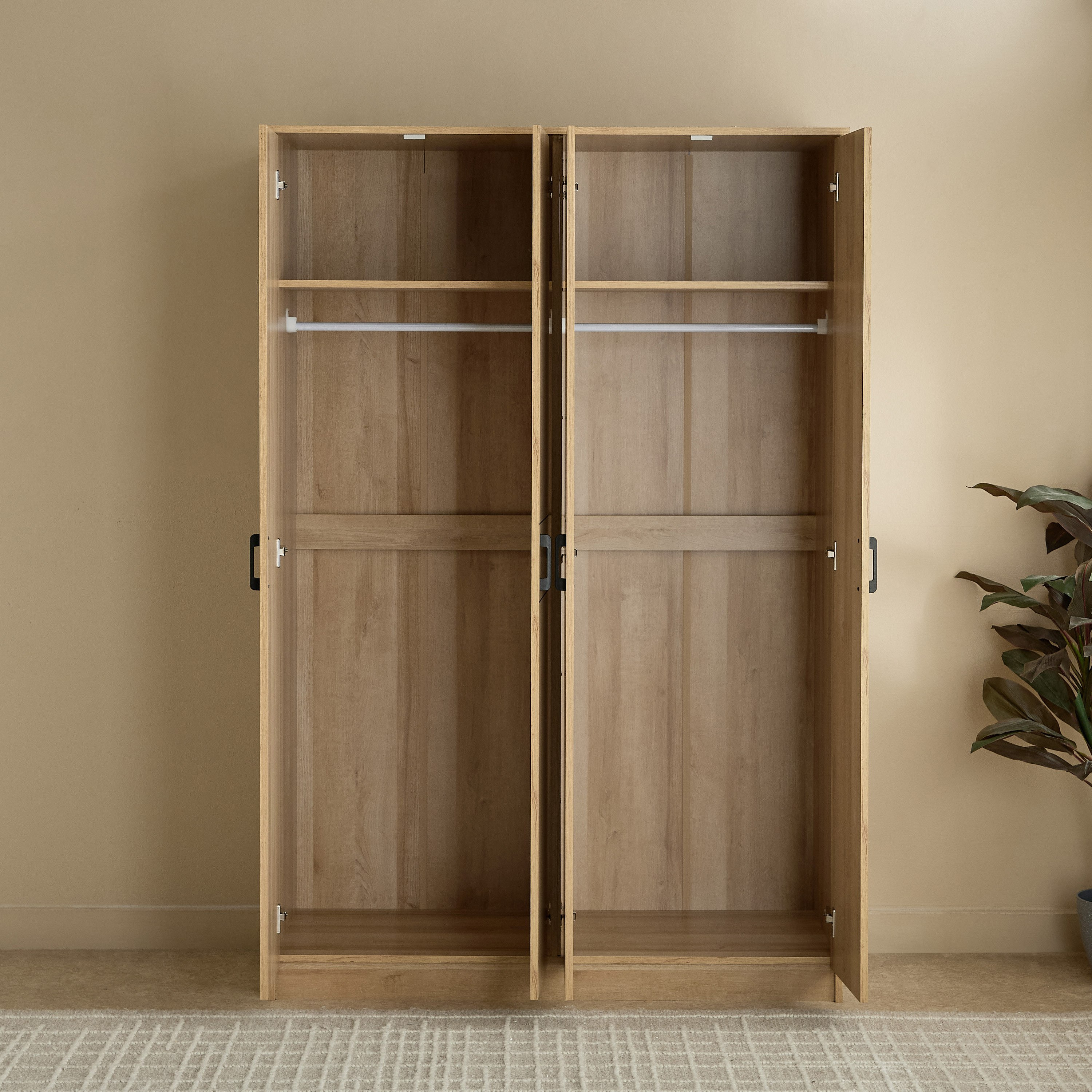 Movo Compacto 4-Door Wardrobe-hbxfurniture-wardrobes-image-4