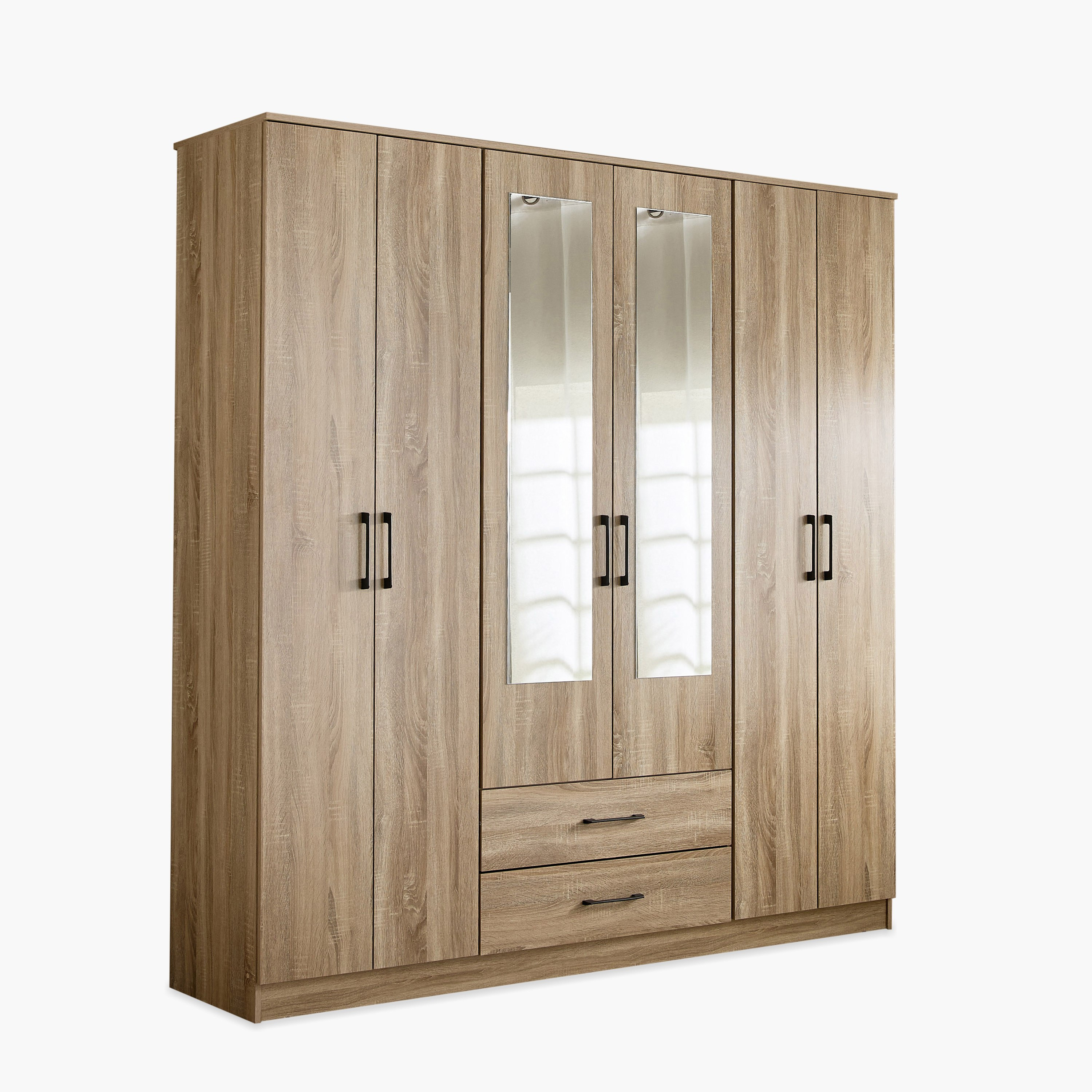 خزانة ملابس 6 أبواب مع درجين - أواسيس كلوفر من موڤو-hbxfurniture-wardrobes-image-12