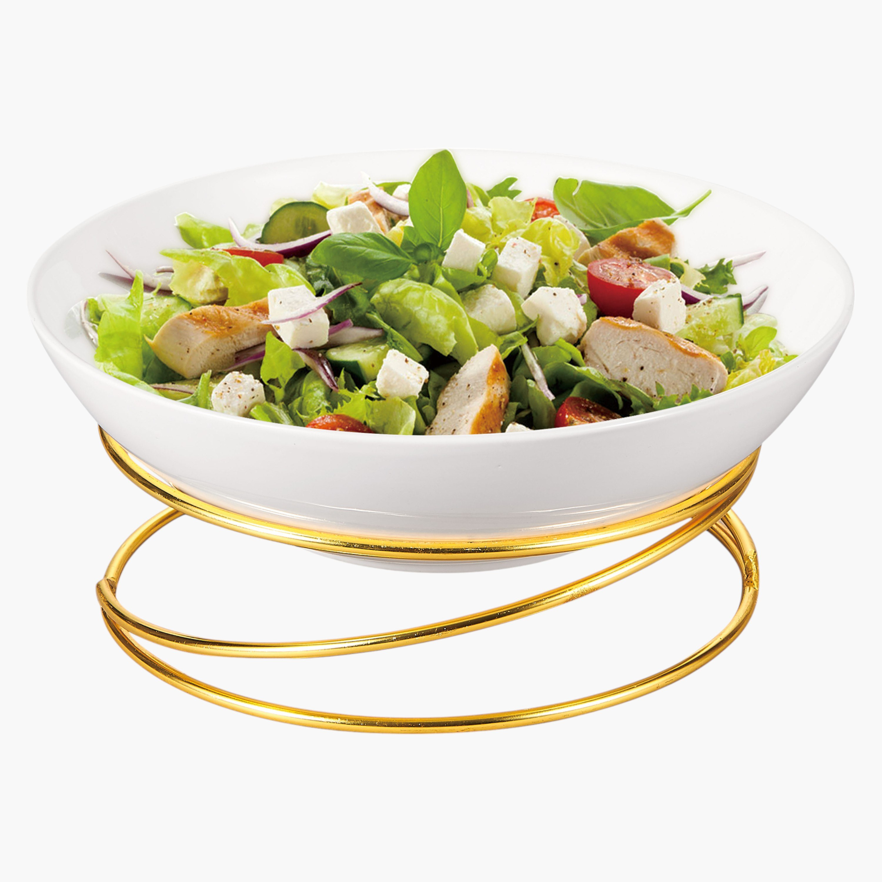 وعاء سلطة مستدير مع حامل من نيو-hbxdecorandfurnishings-tabletop-serveware-image-2