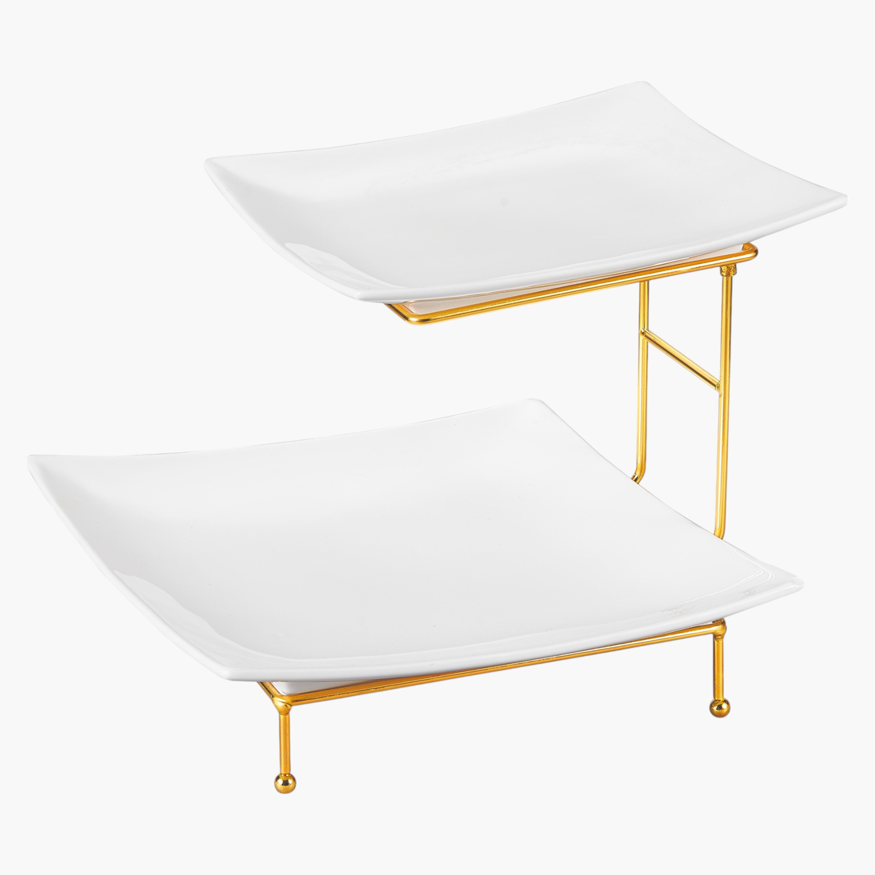 طبق مربع طابقين من حامل من نيو-hbxdecorandfurnishings-tabletop-serveware-image-1