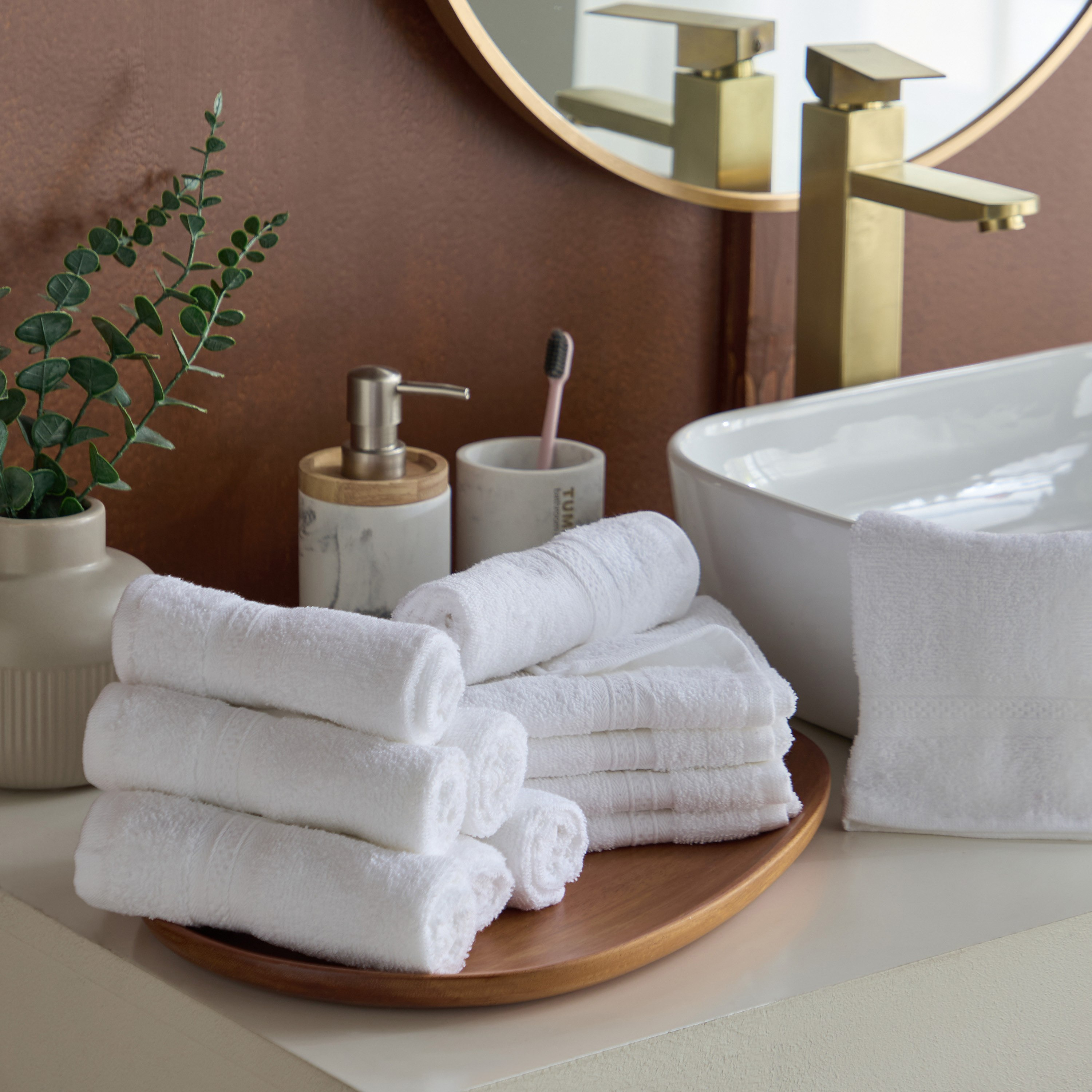 طقم مناشف ضيوف ممشطة 12 قطعة من أوستين - 30x50 سم-hbxbathroom-bathroomtextiles-image-4