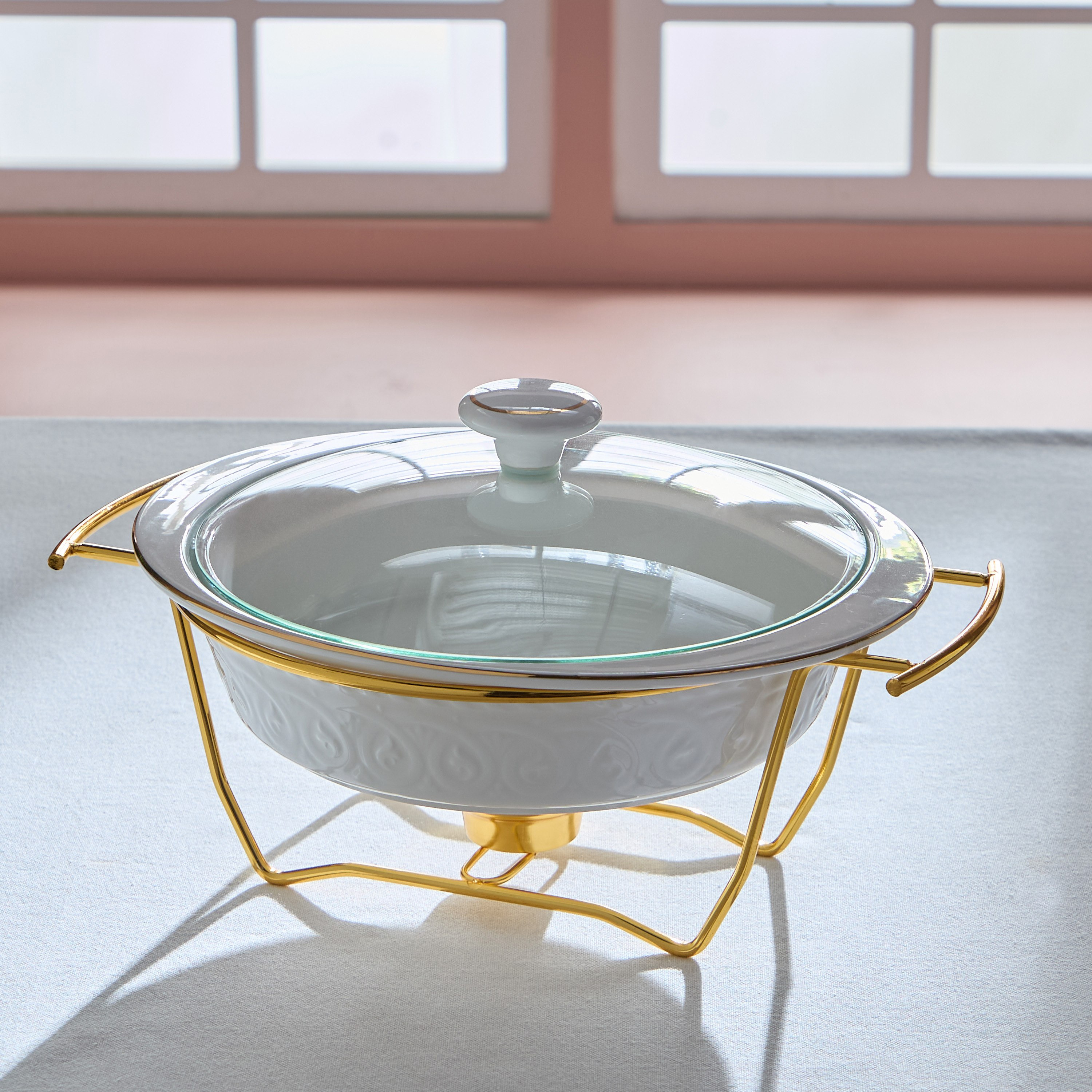 سخان طعام مستدير من نور لوكس - 2 لتر-hbxdecorandfurnishings-tabletop-serveware-image-5