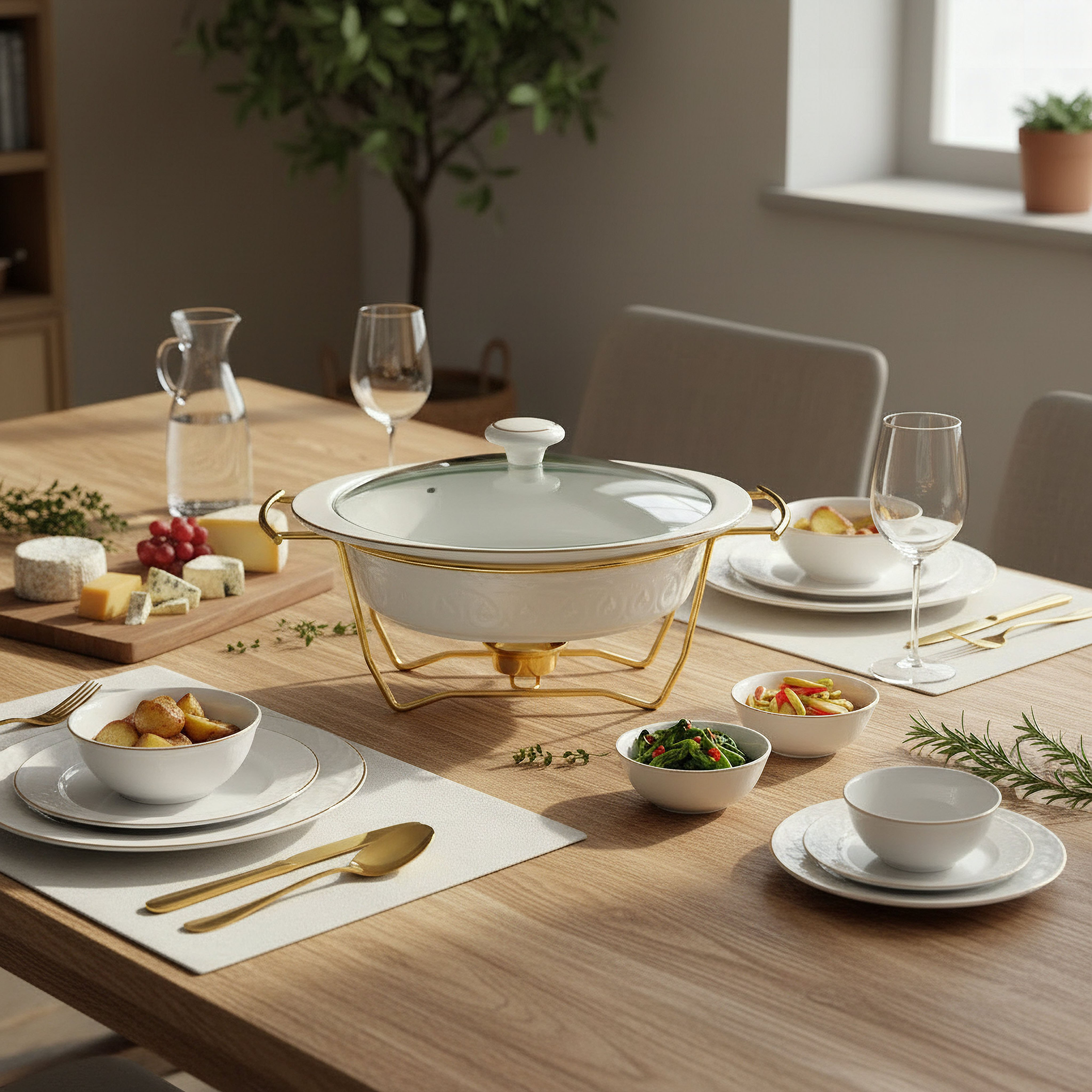 سخان طعام مستدير من نور لوكس - 2 لتر-hbxdecorandfurnishings-tabletop-serveware-image-4