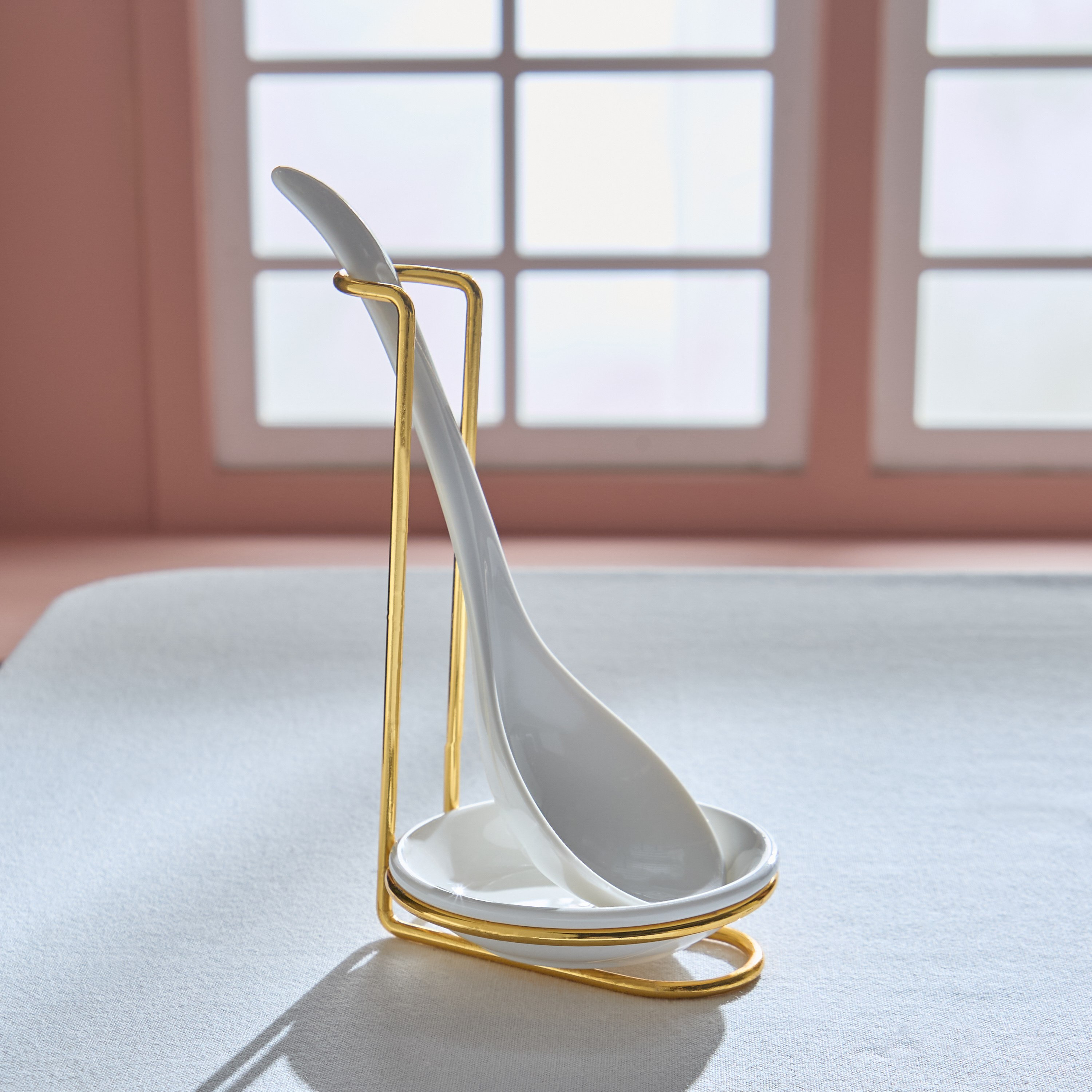 Noor Luxe Serving Spoon Rest with Holder-hbxdecorandfurnishings-tabletop-serveware-image-5