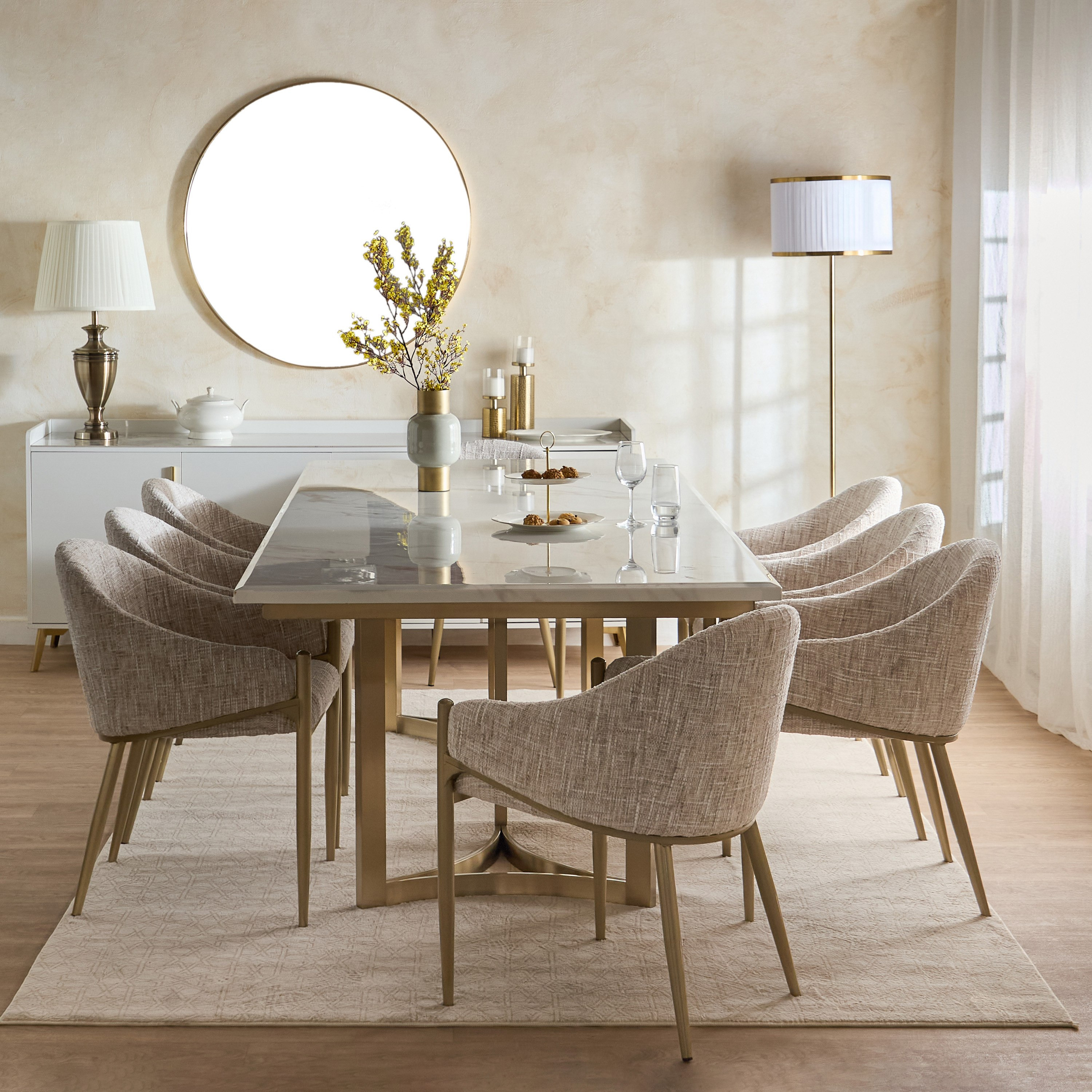 طاولة سفرة بسطح رخام 8 مقاعد من مودينا-hbxfurniture-diningroom-diningtables-eightseater-image-6