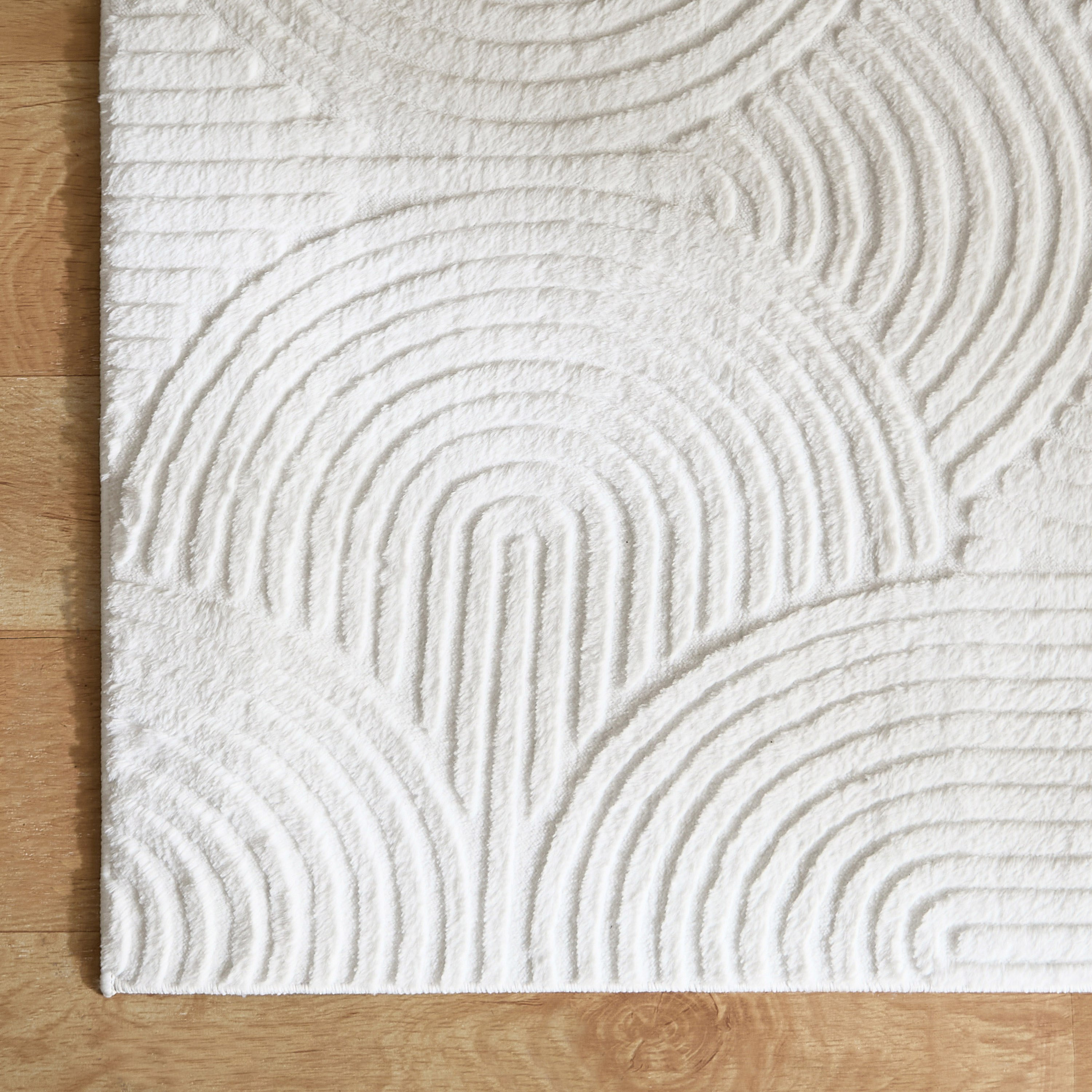 Zara Hena Jacquard Rabbit Fur Rug - 60x150 cm-hbxdecorandfurnishings-floorcoverings-rugs-image-6