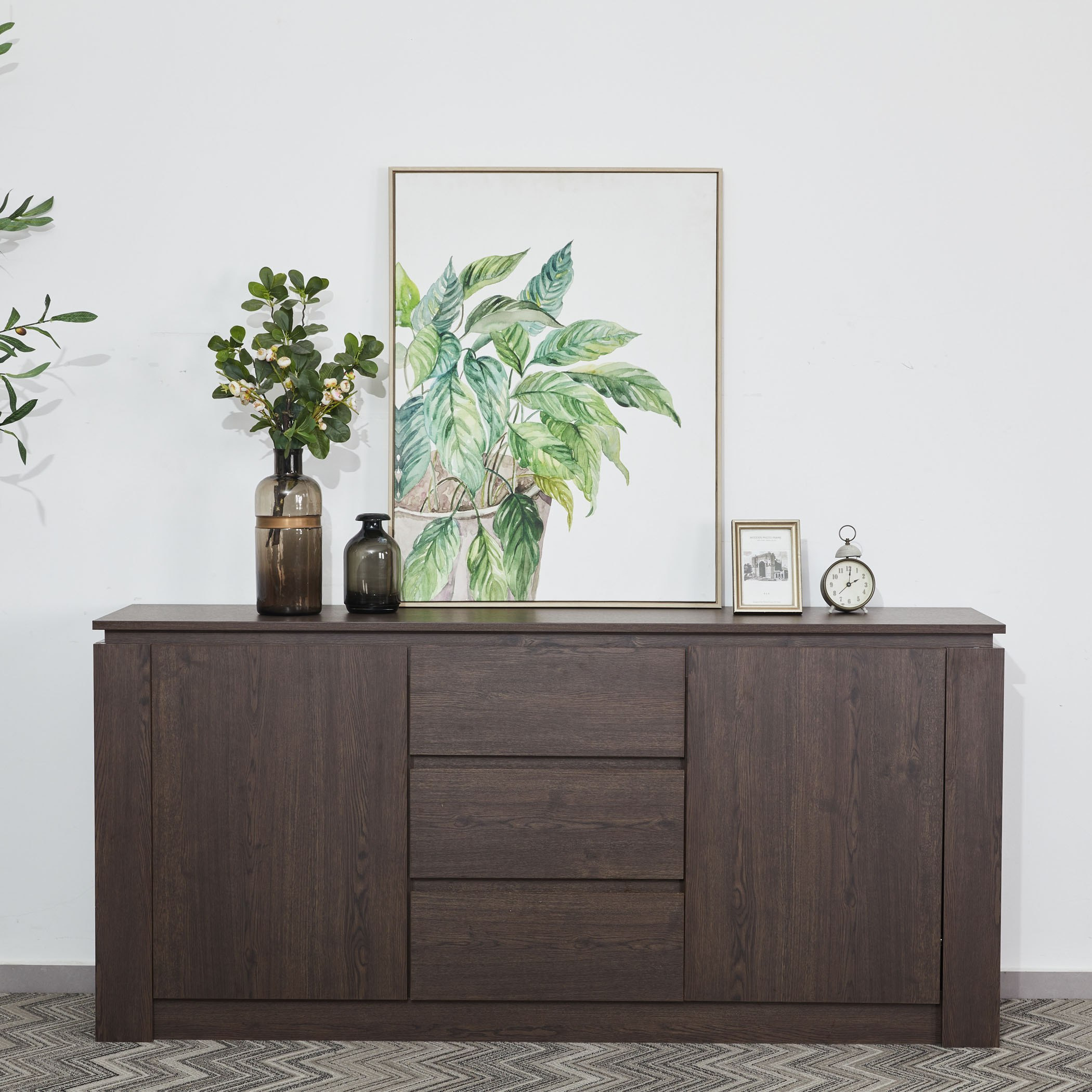 Movo Hotelya 2 Door 3 Drawer Sideboard-hbxfurniture-diningroom-buffetsandsideboards-image-1