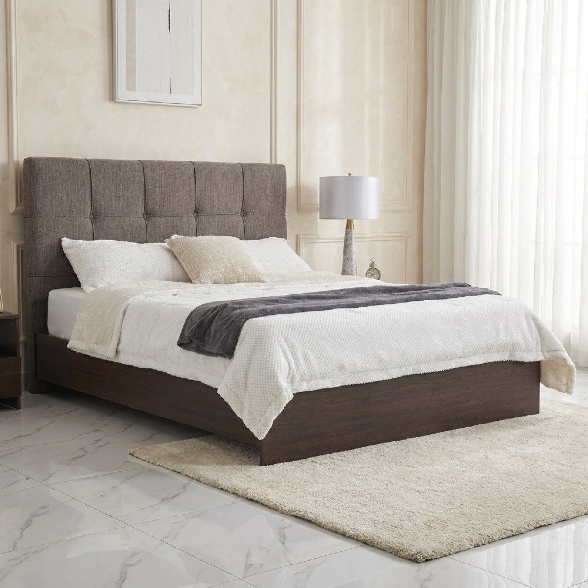 Movo Hotelya Queen Bed - 150x200 cm-hbxbedroom-bedsandbedsets-beds-queen-image-1