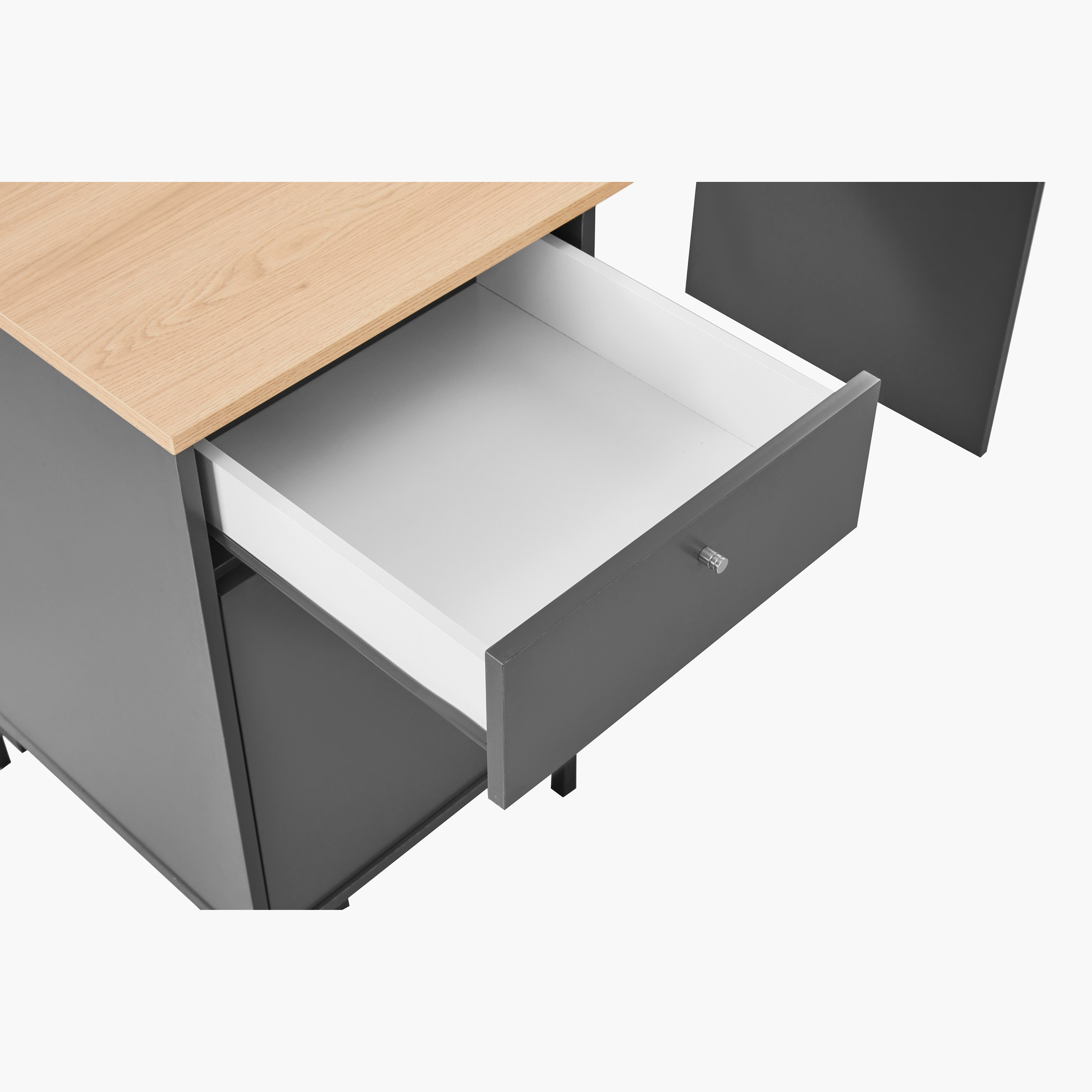 Siesta 4-Door 2-Drawer Study Desk with Hutch-hbxfurniture-office-desks-image-4