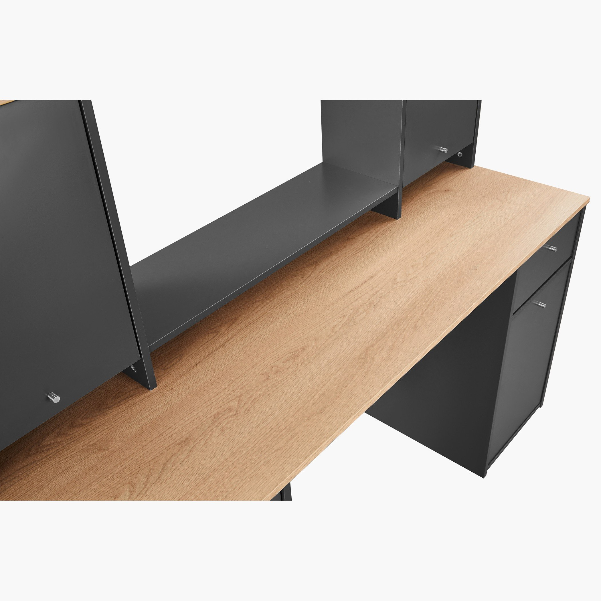 Siesta 4-Door 2-Drawer Study Desk with Hutch-hbxfurniture-office-desks-image-5
