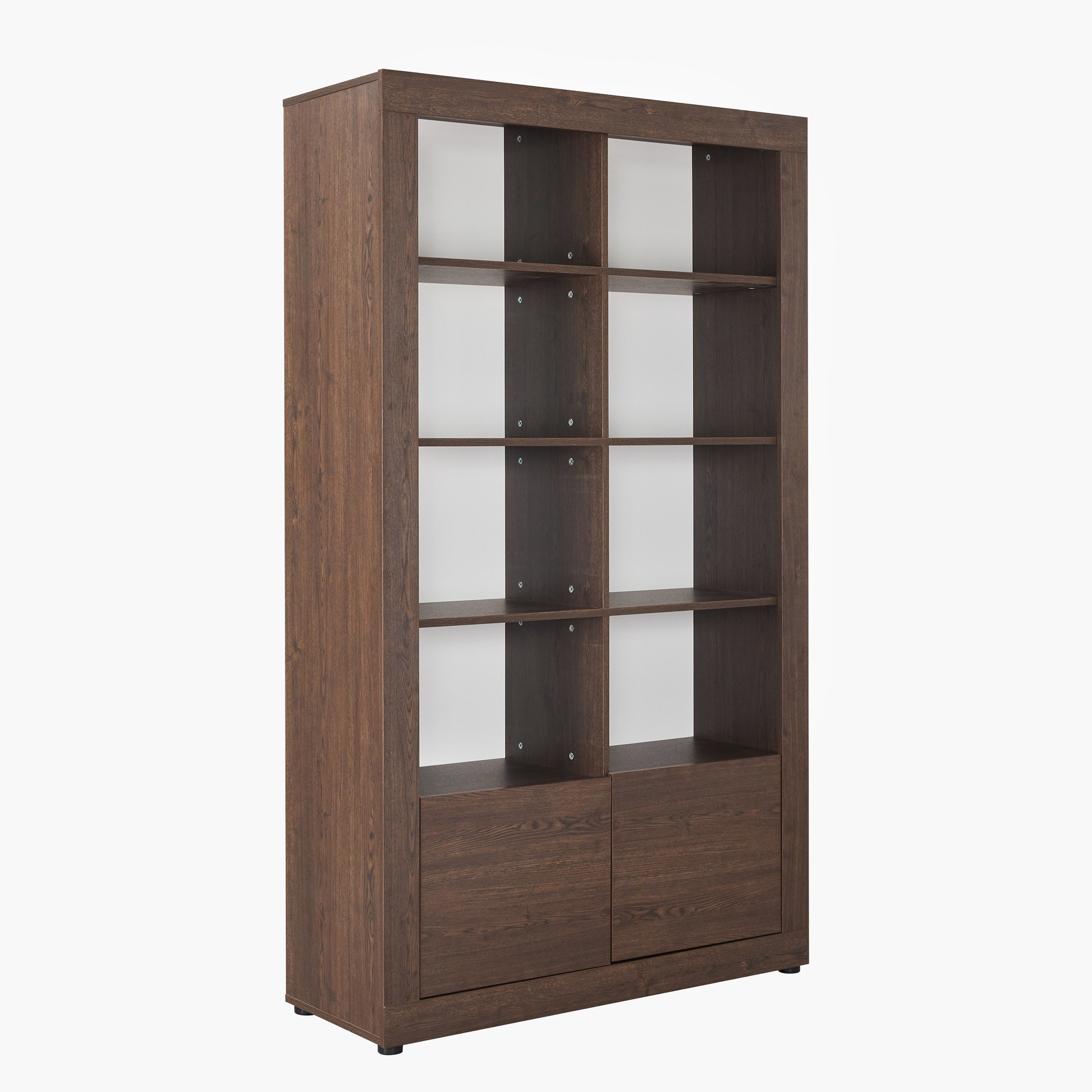خزانة عرض كتب ببابين مع رف مفتوح من ريكاردو-hbxfurniture-office-bookcases-image-2