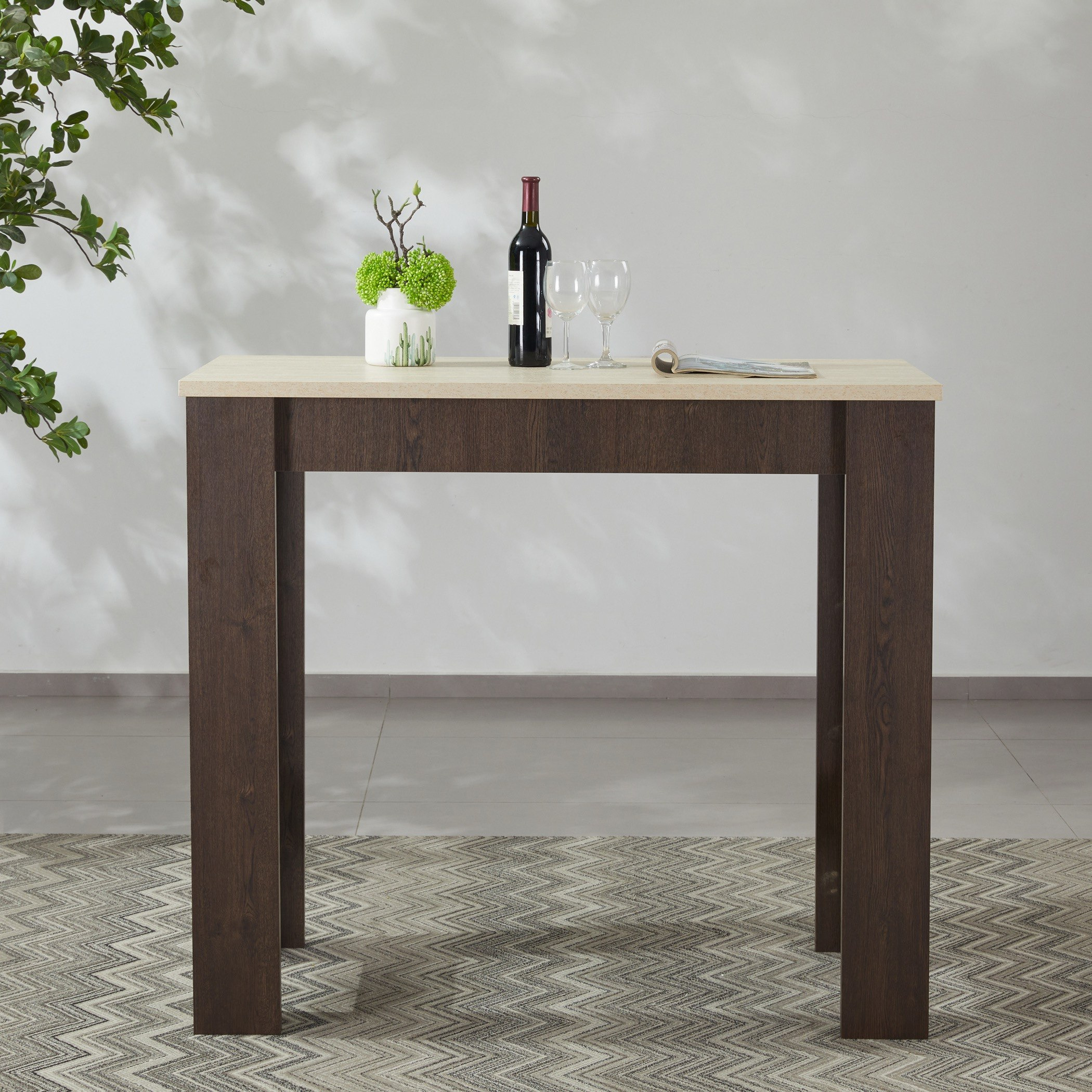 Nile 4-Seater Bar Table-hbxfurniture-diningtablesandsets-diningtables-fourseater-image-1