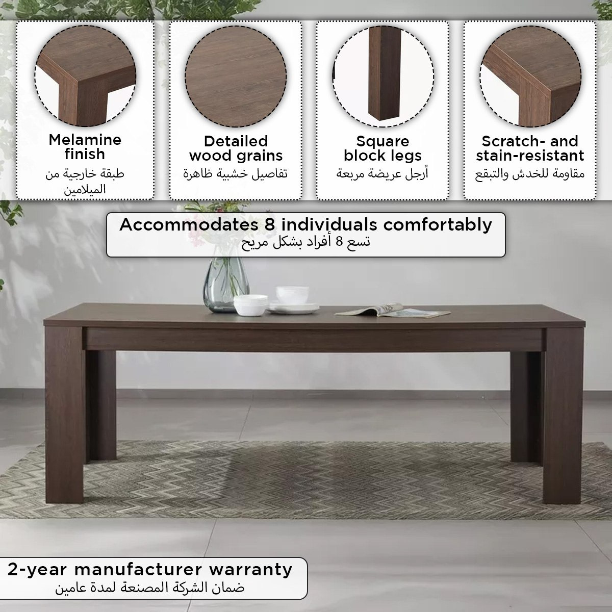 Riccardo 8-Seater Dining Table-hbxfurniture-diningroom-diningtables-eightseater-image-7
