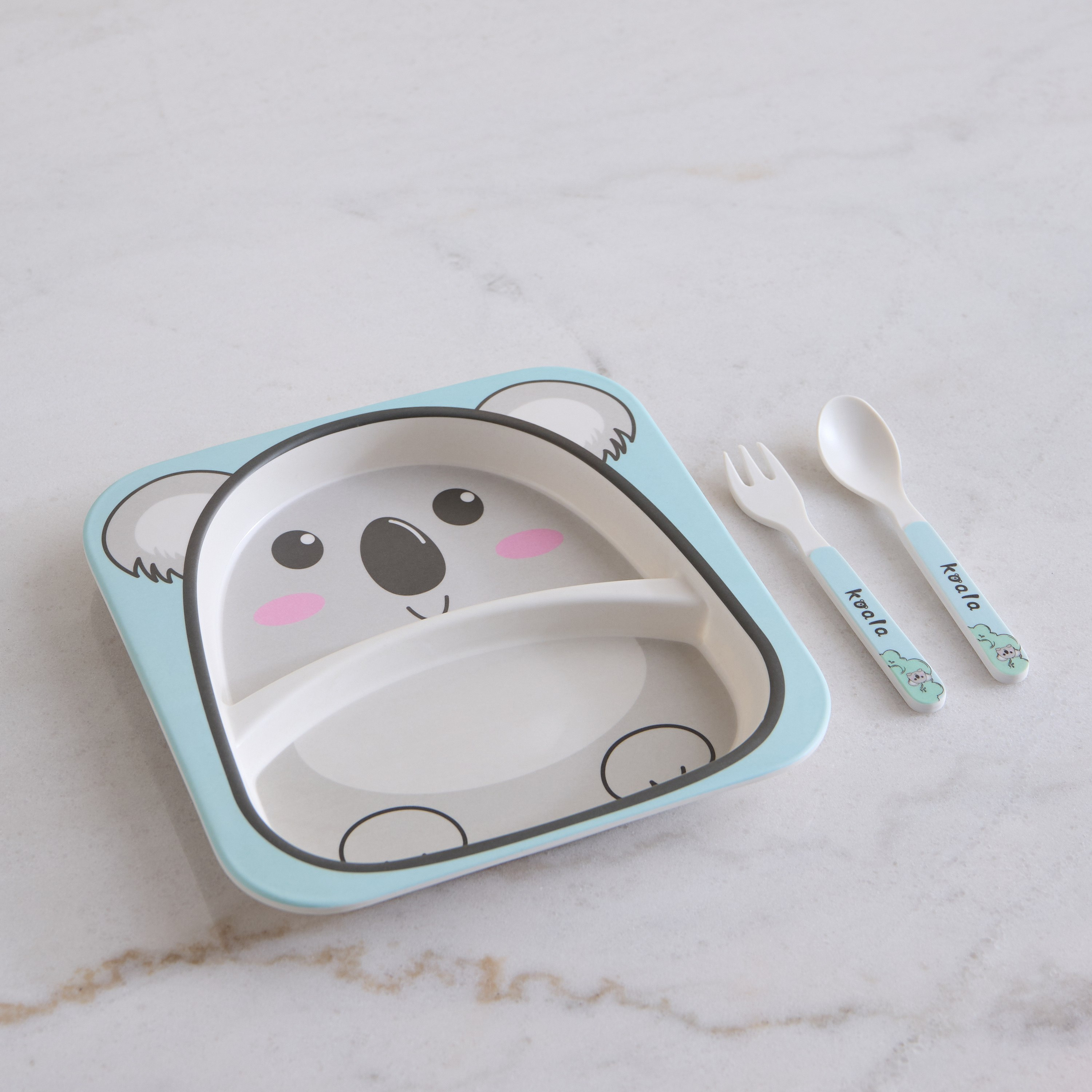 طقم عشاء خيزران 5 قطع  بطبعات كوالا-hbxhomeware-hbxkidsandyouth-image-3
