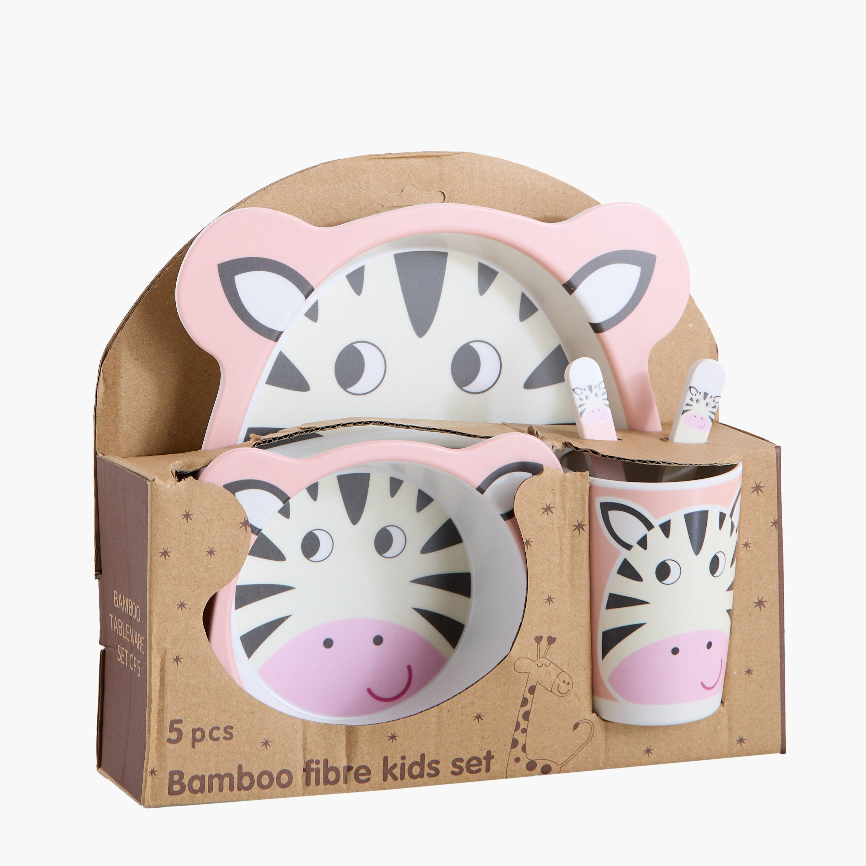 Zebra 5-Piece Bamboo Dinner Set-hbxhomeware-hbxkidsandyouth-image-5