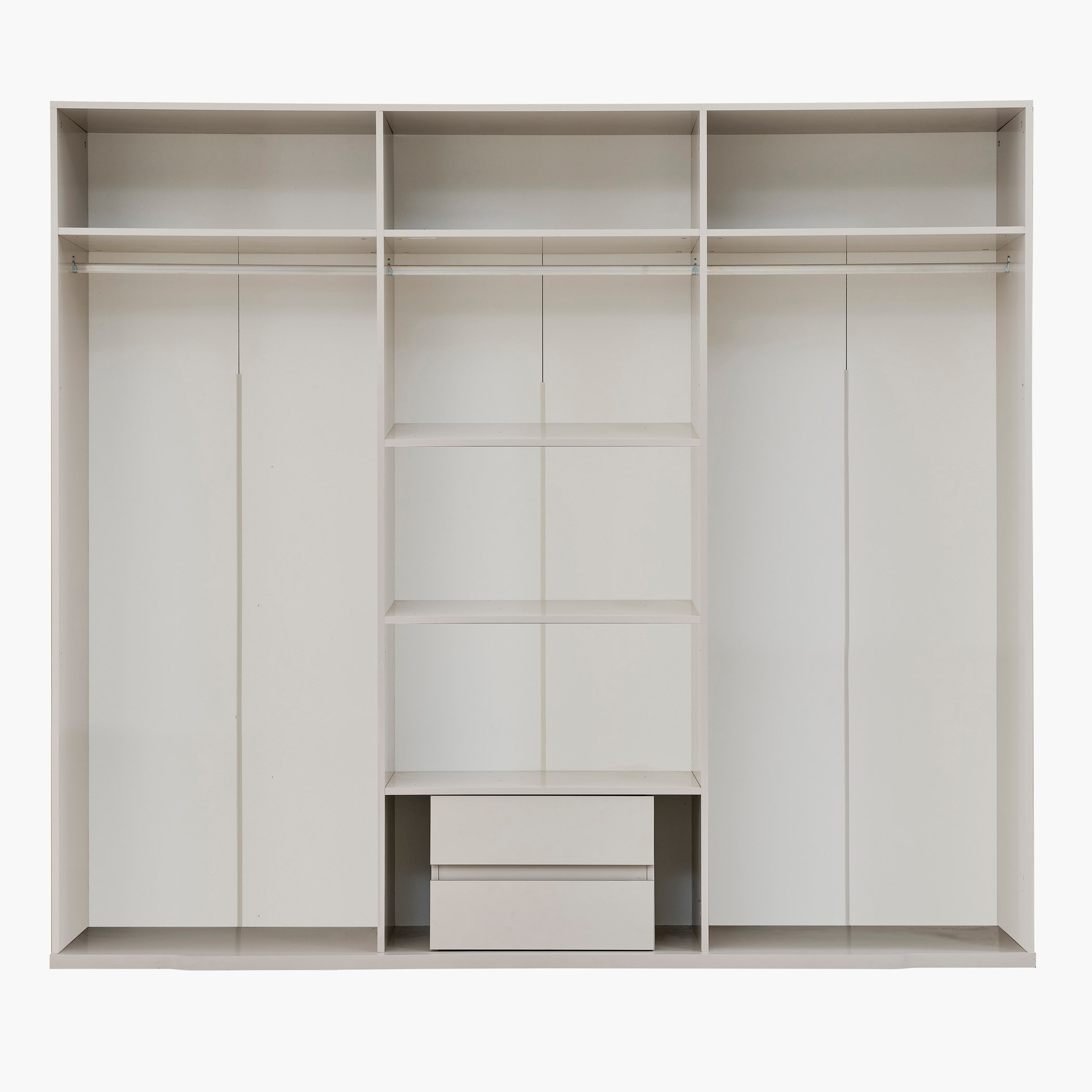 Startford 6-Door Wardrobe with 2 Reflective Mirrors-hbxfurniture-wardrobes-image-2