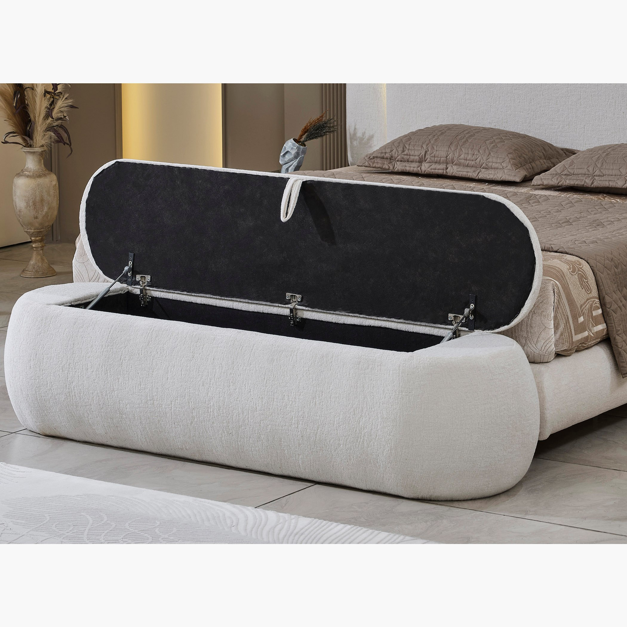 بنش سرير منجد بمساحة تخزين من ستارتفورد-hbxfurniture-sofasandarmchairs-benches-image-2