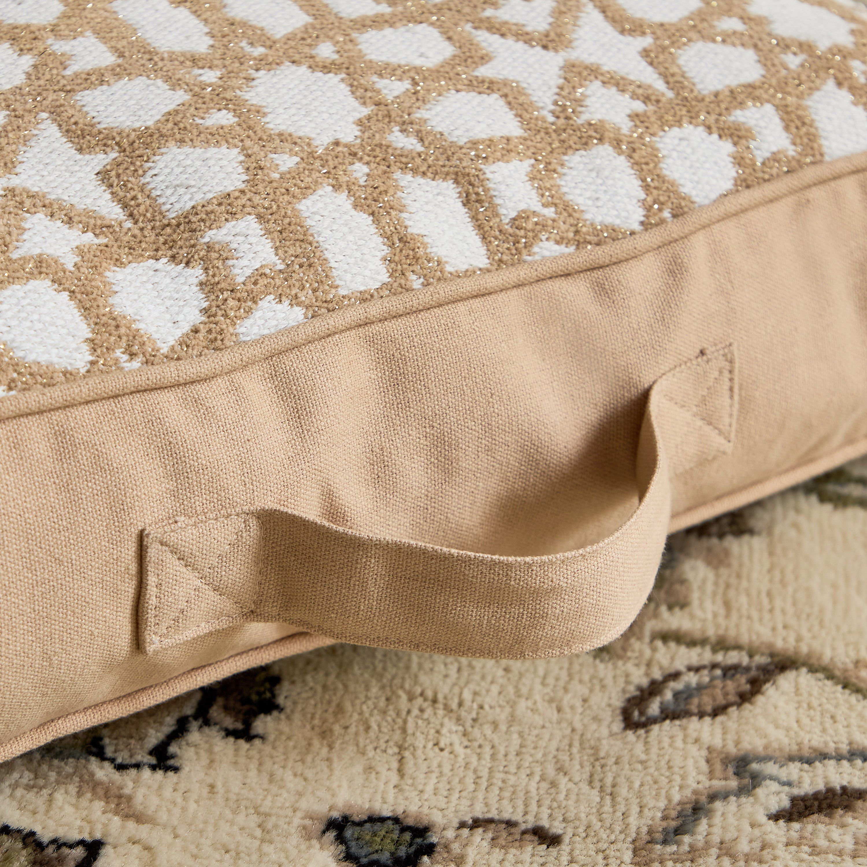 وسادة أرضية قطنية جاكار من ليالي نور - ‎50×50×10 سم‎-hbxhomeware-hbxlivingroom-image-6