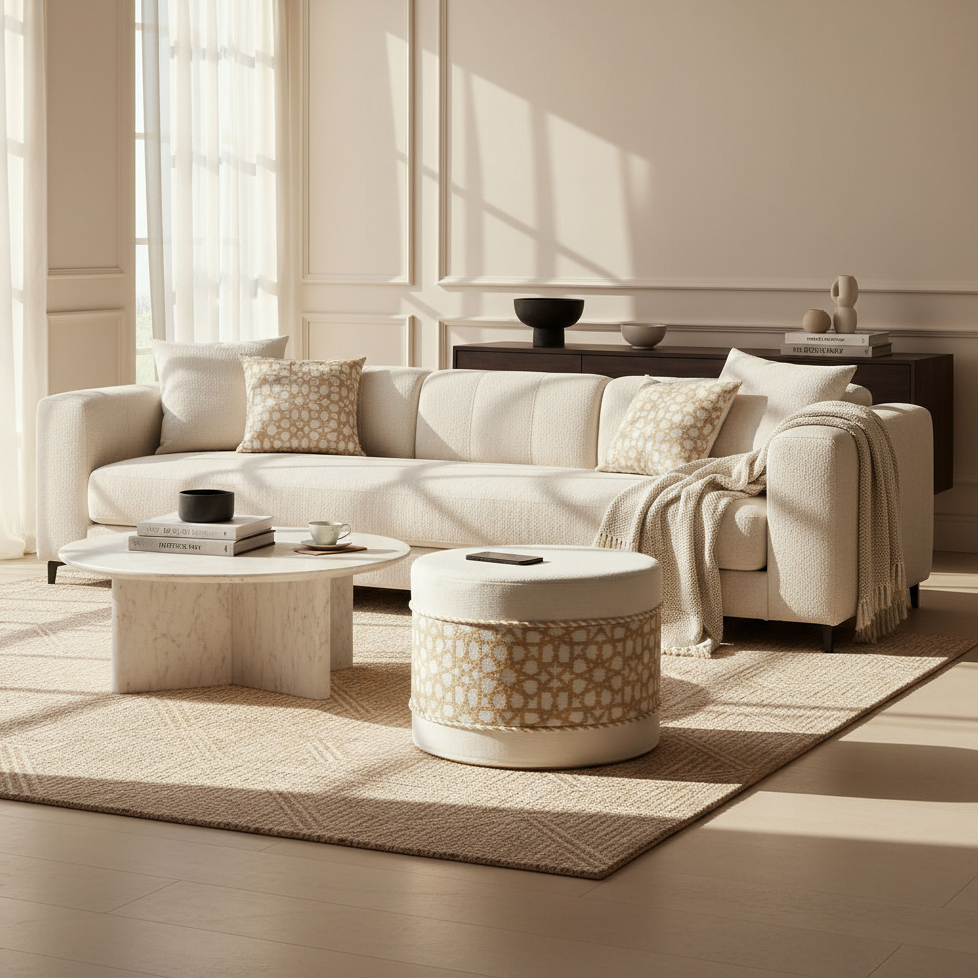 بوف جاكار قطن نور من ليالي - 50x50x35 سم-hbxlivingroom-sofasandarmchairs-ottomansandfootstools-image-3