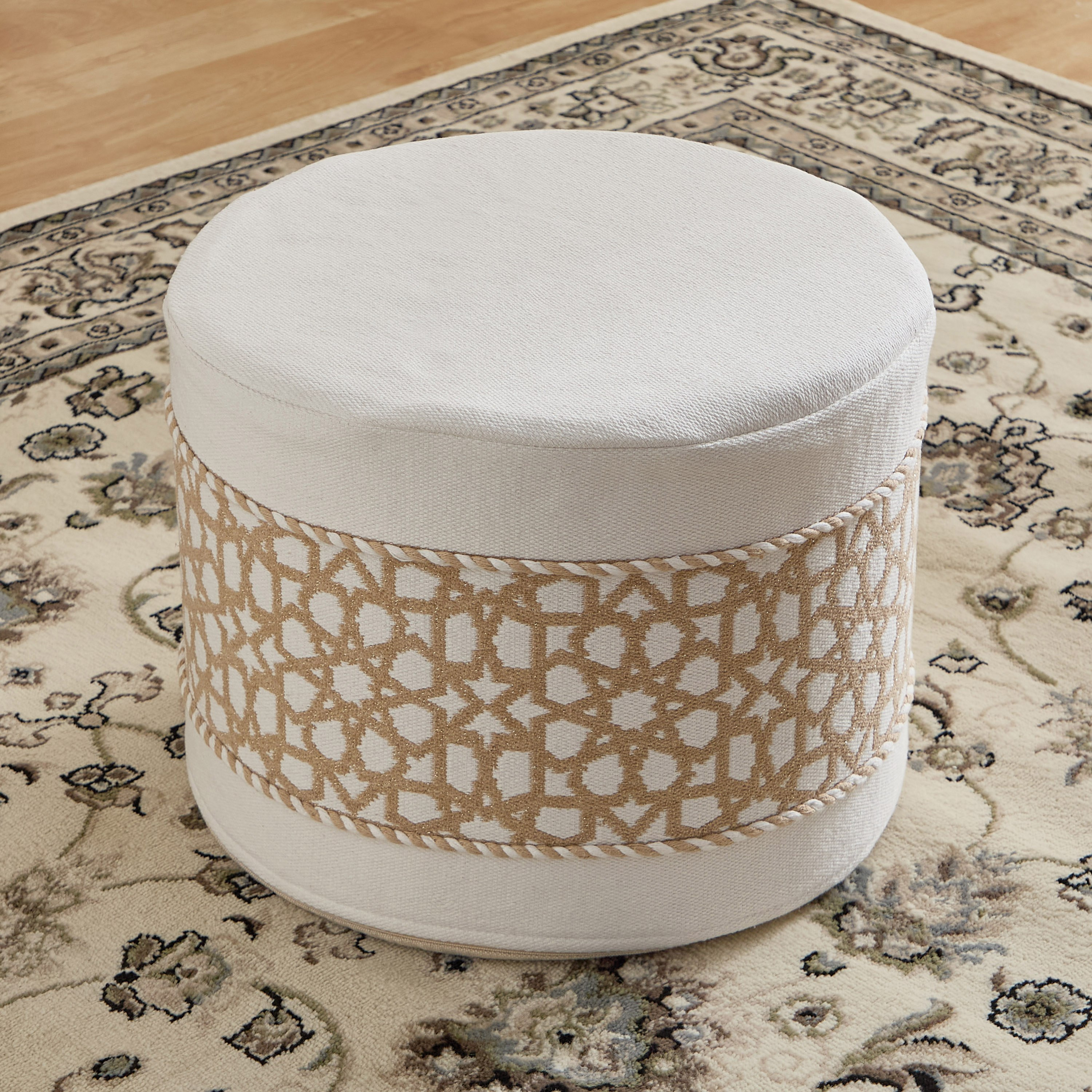 بوف جاكار قطن نور من ليالي - 50x50x35 سم-hbxlivingroom-sofasandarmchairs-ottomansandfootstools-image-5