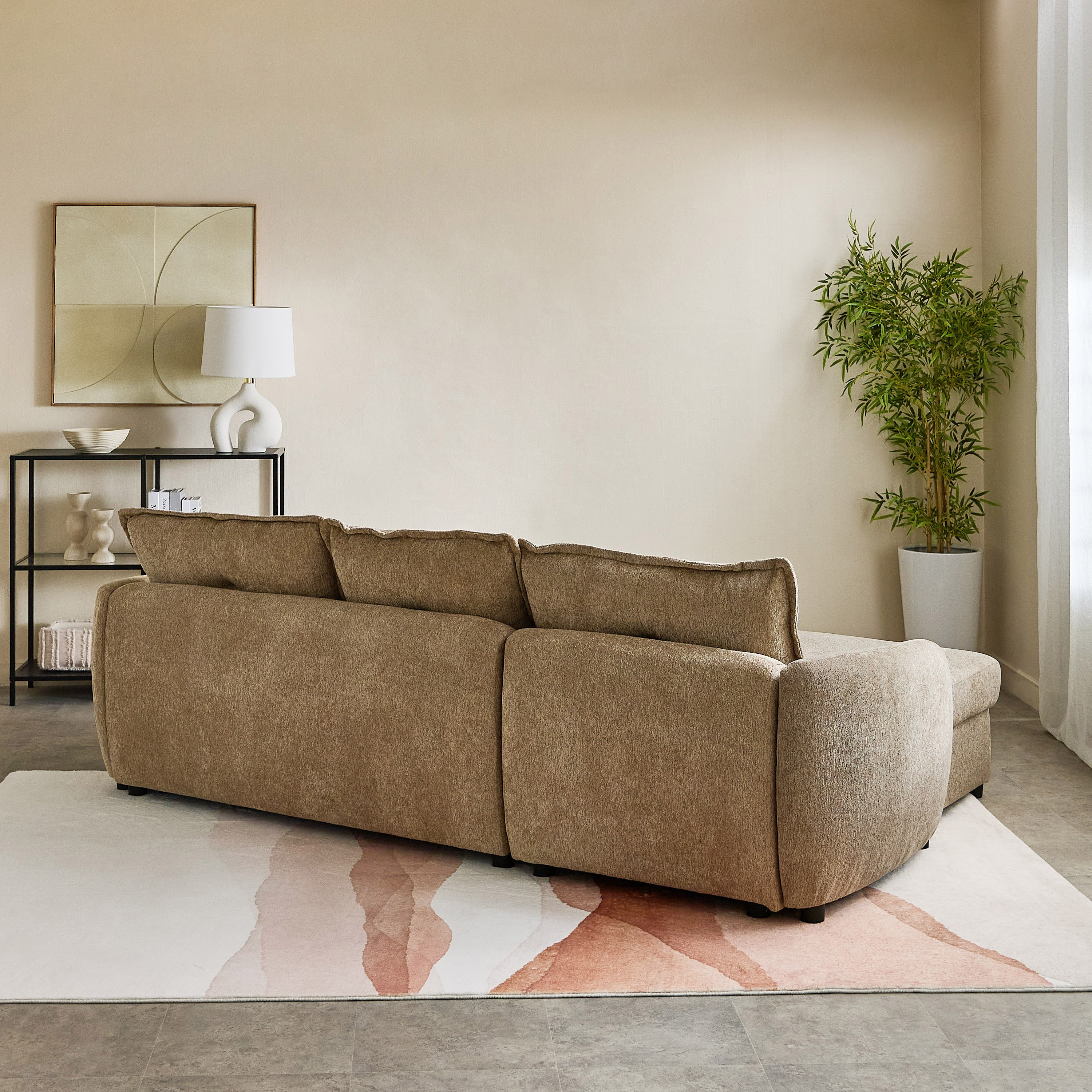 Olbia 3-Seater Fabric Left Corner Sofa Bed with Chaise Storage-hbxfurniture-sofasandarmchairs-sofabeds-image-5