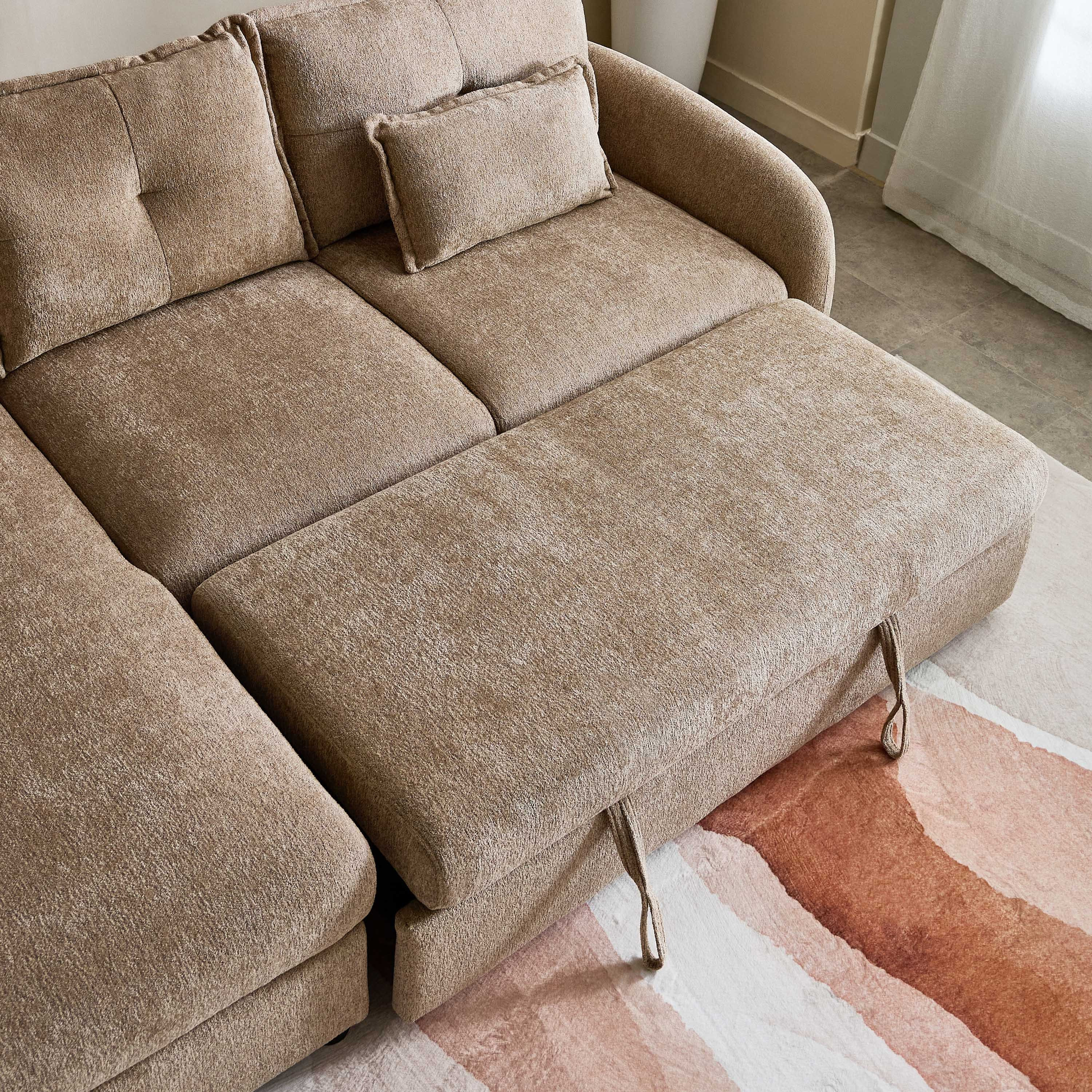 Olbia 3-Seater Fabric Left Corner Sofa Bed with Chaise Storage-hbxfurniture-sofasandarmchairs-sofabeds-image-7