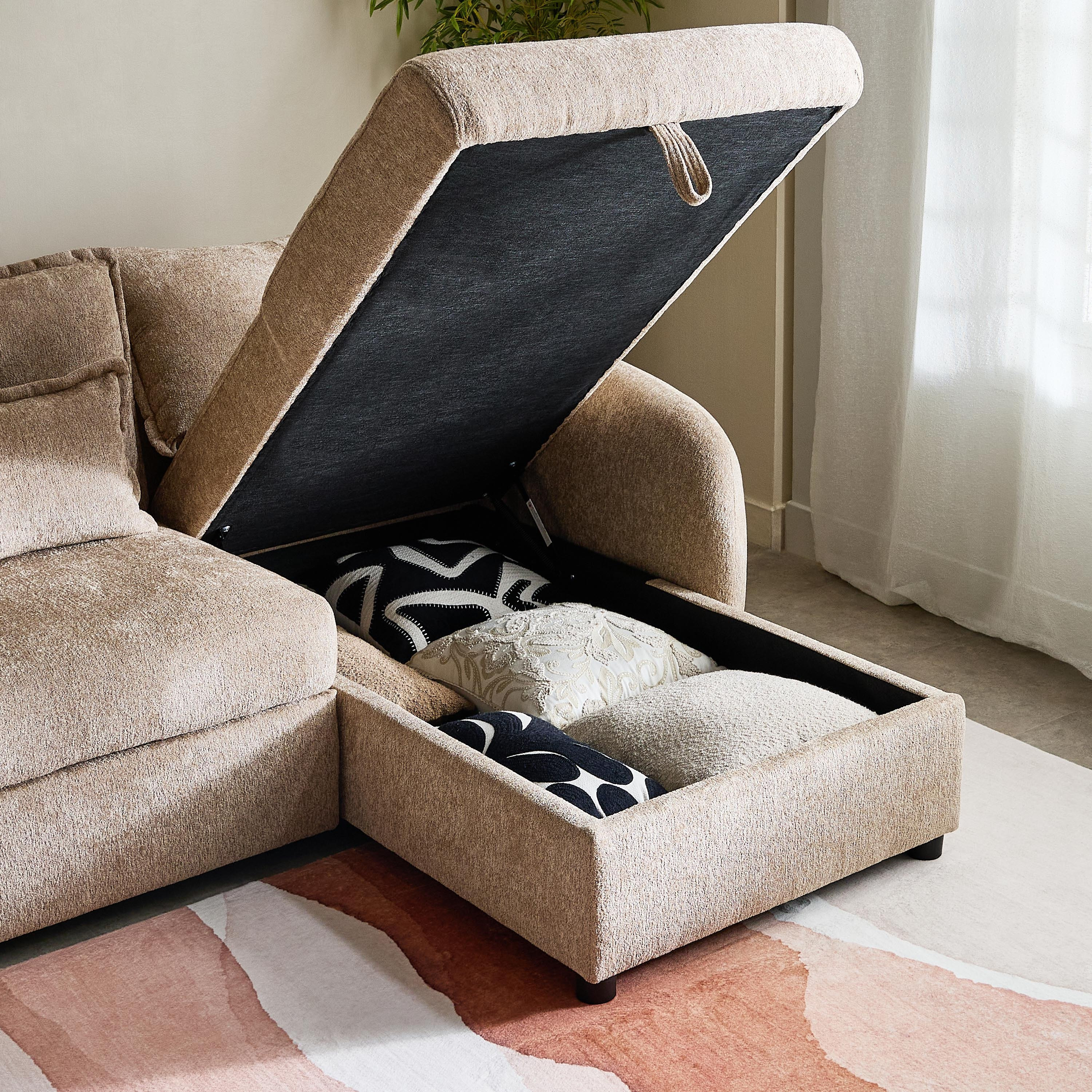 Olbia 3-Seater Fabric Right Corner Sofa Bed with Chaise-hbxfurniture-sofasandarmchairs-sofabeds-image-10