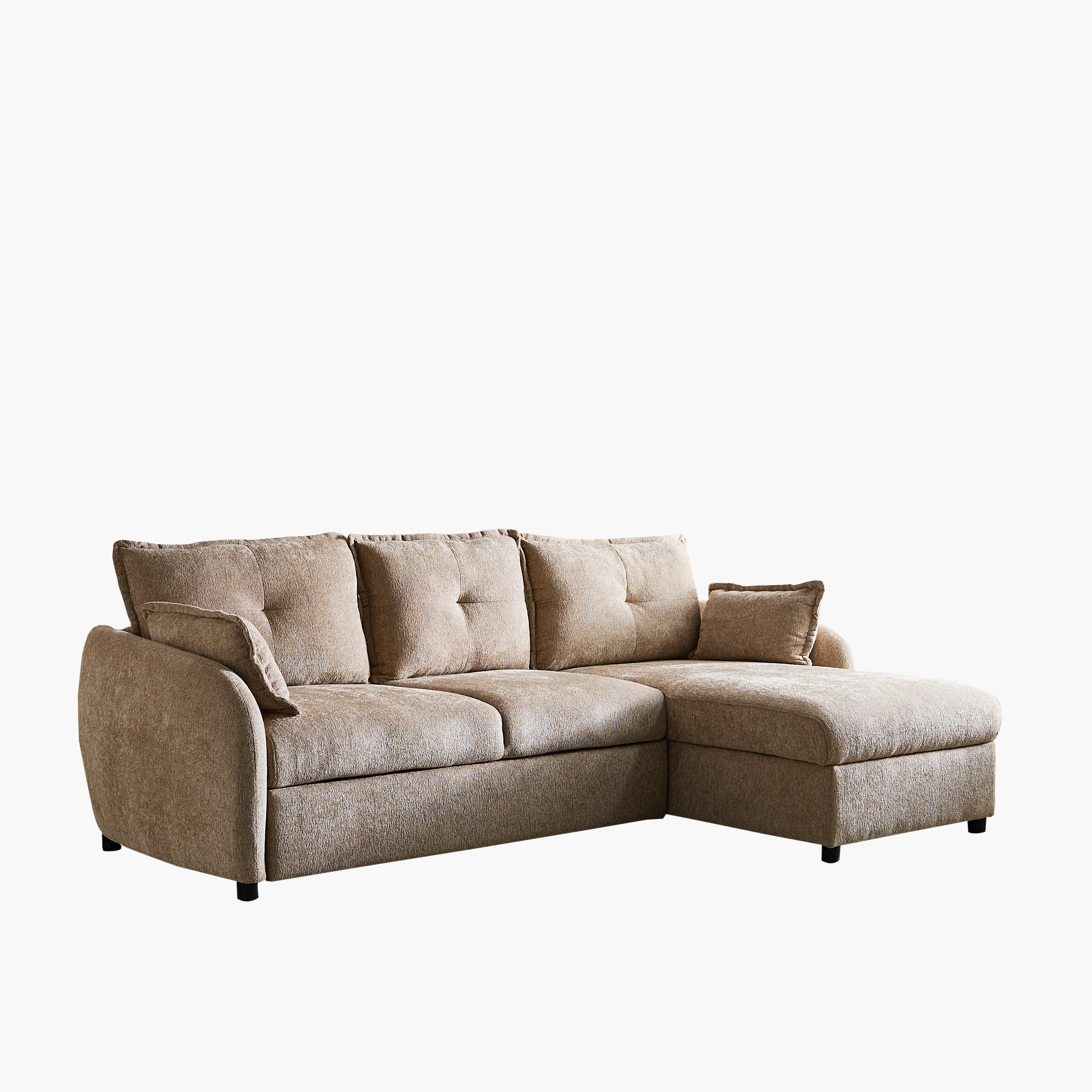 Olbia 3-Seater Fabric Right Corner Sofa Bed with Chaise-hbxfurniture-sofasandarmchairs-sofabeds-image-16