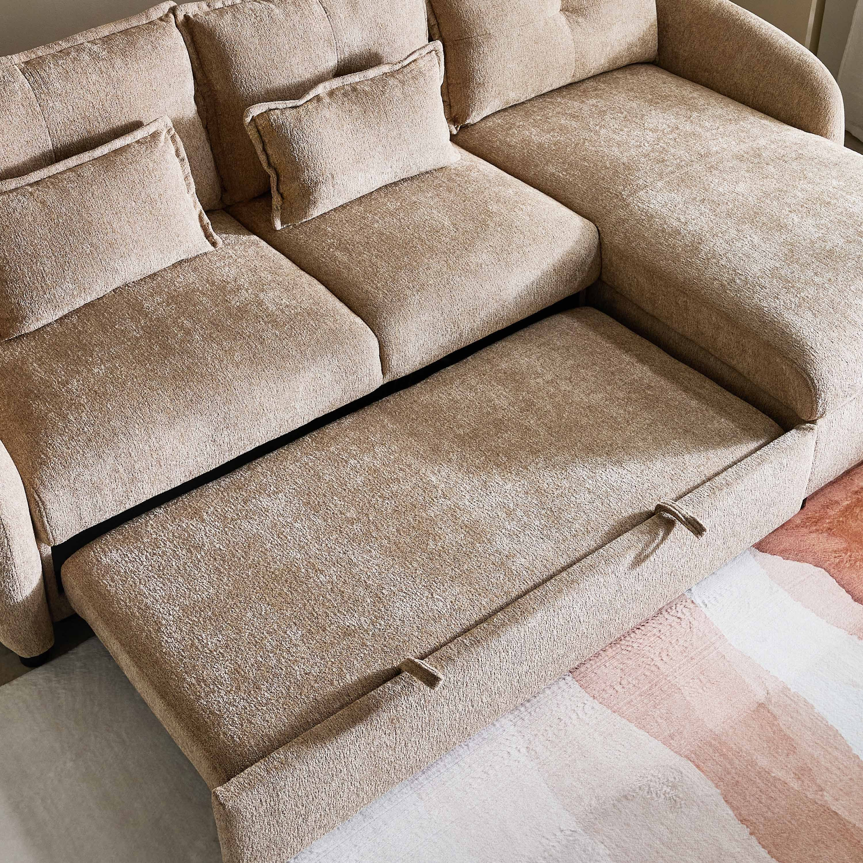 Olbia 3-Seater Fabric Right Corner Sofa Bed with Chaise-hbxfurniture-sofasandarmchairs-sofabeds-image-7