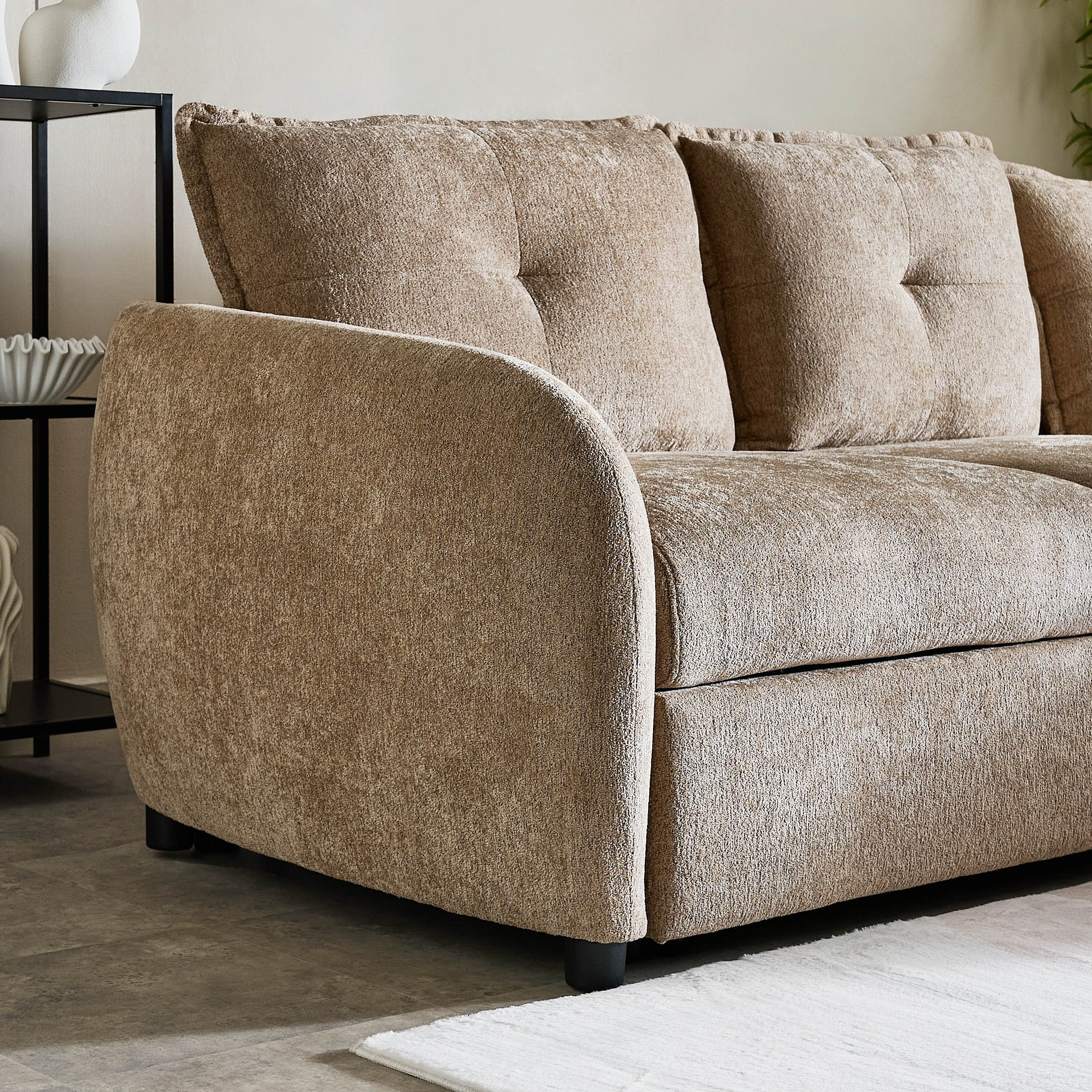Olbia 3-Seater Fabric Right Corner Sofa Bed with Chaise-hbxfurniture-sofasandarmchairs-sofabeds-image-9