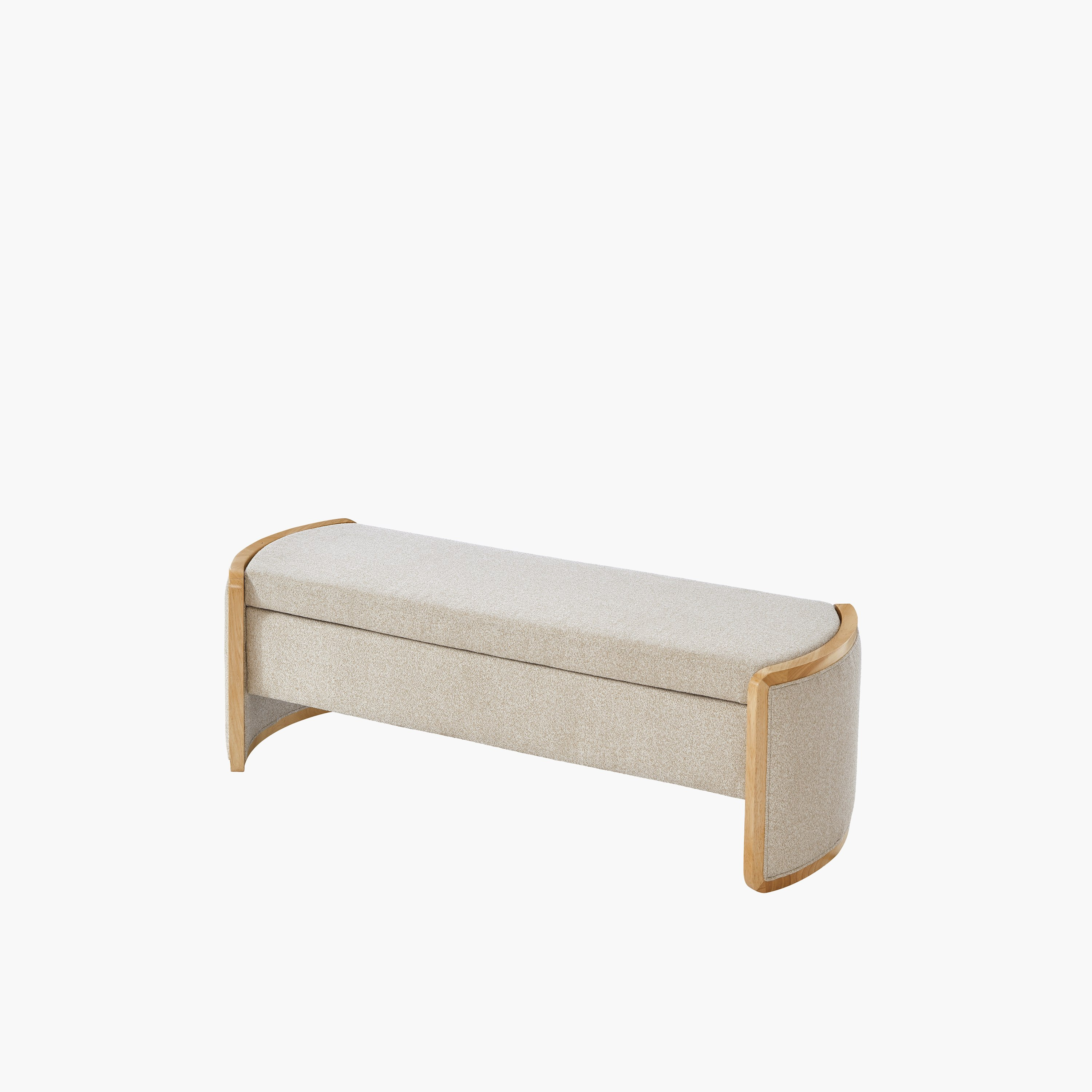 Island Fabric Bench with Storage-hbxfurniture-sofasandarmchairs-benches-image-2