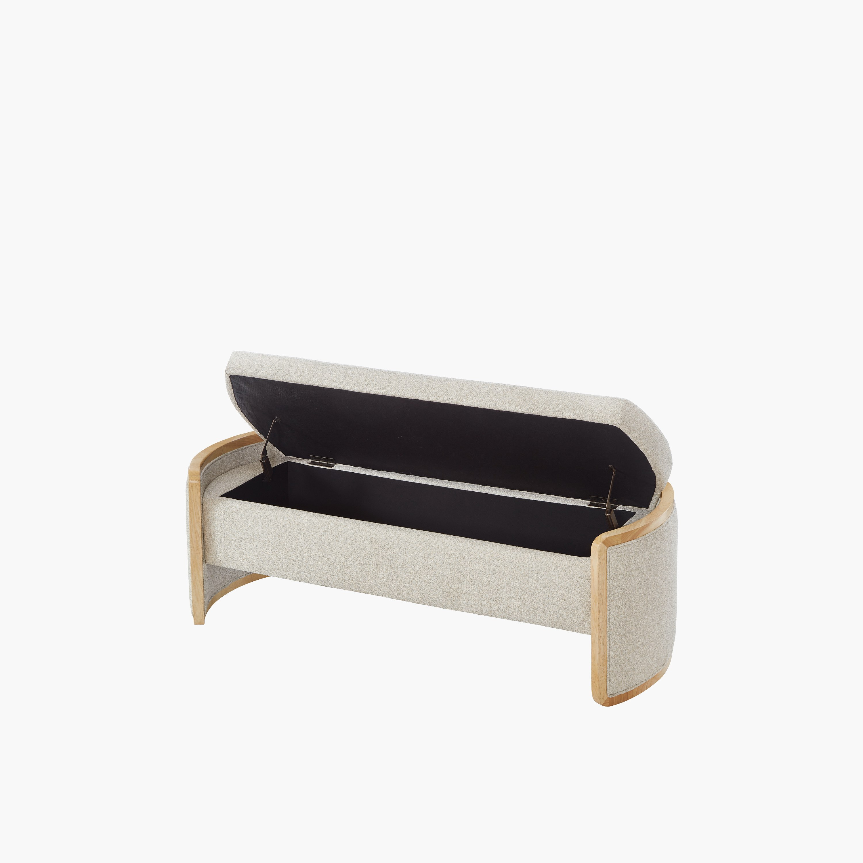 Island Fabric Bench with Storage-hbxfurniture-sofasandarmchairs-benches-image-3