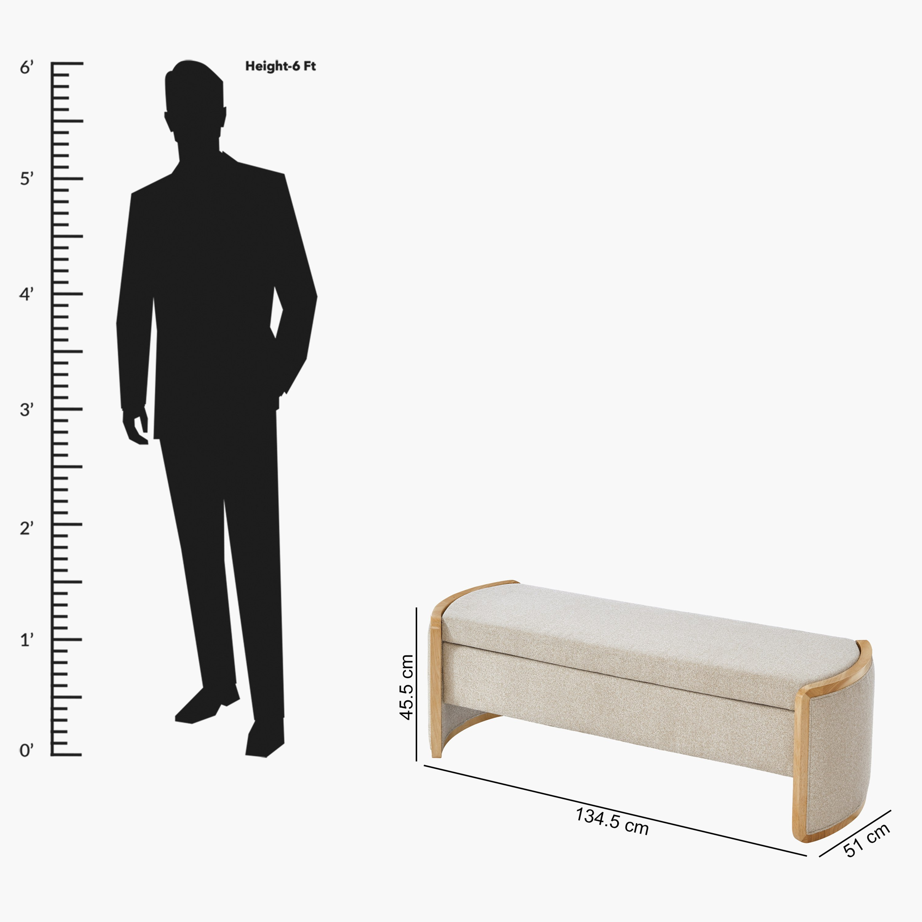 Island Fabric Bench with Storage-hbxfurniture-sofasandarmchairs-benches-image-5
