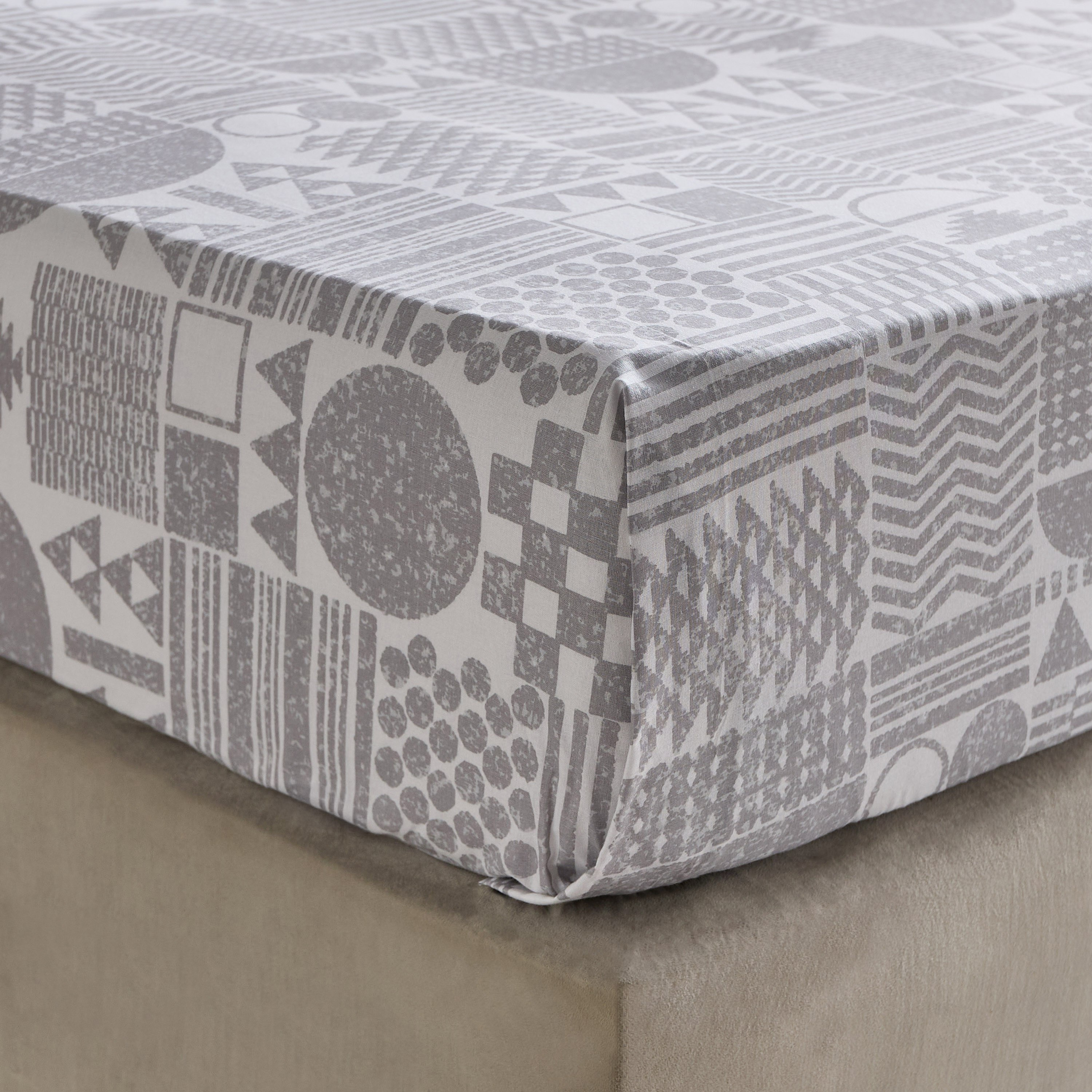 Albania Geotri Cotton Twin Flat Sheet - 170x260 cm-hbxhomeware-hbxbedroom-image-4