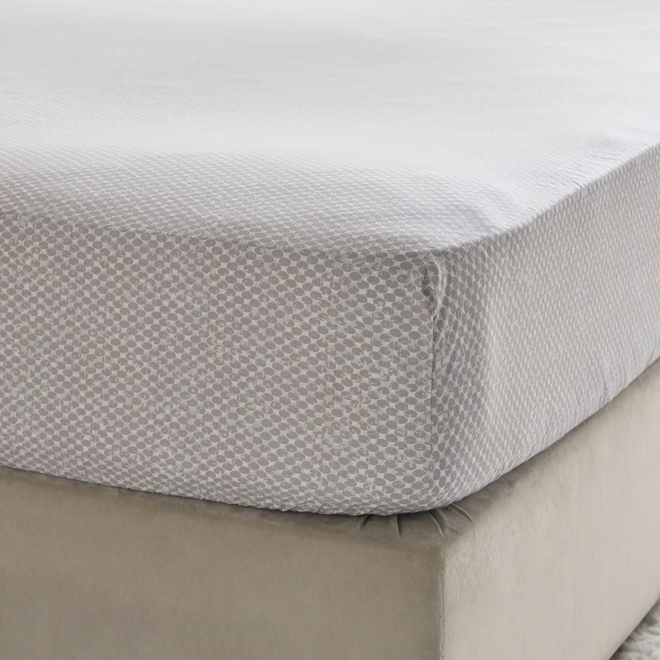 Albania Geotri Cotton King Fitted Sheet - 180x200+25 cm-hbxhomeware-hbxbedroom-image-4