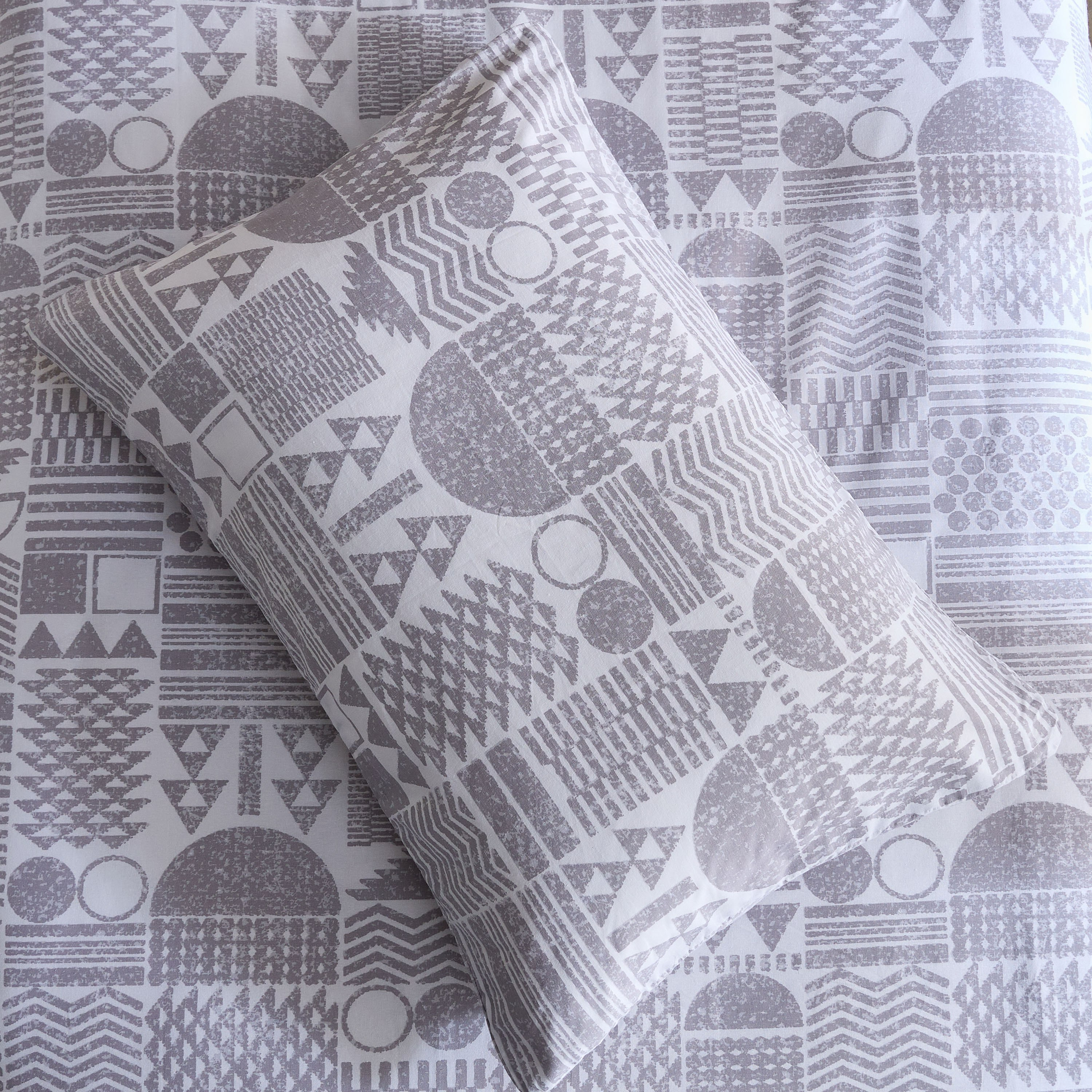 Albania Geotri 2-Piece Cotton Printed Single Duvet Cover Set - 135x200 cm-hbxhomeware-hbxbedroom-image-5