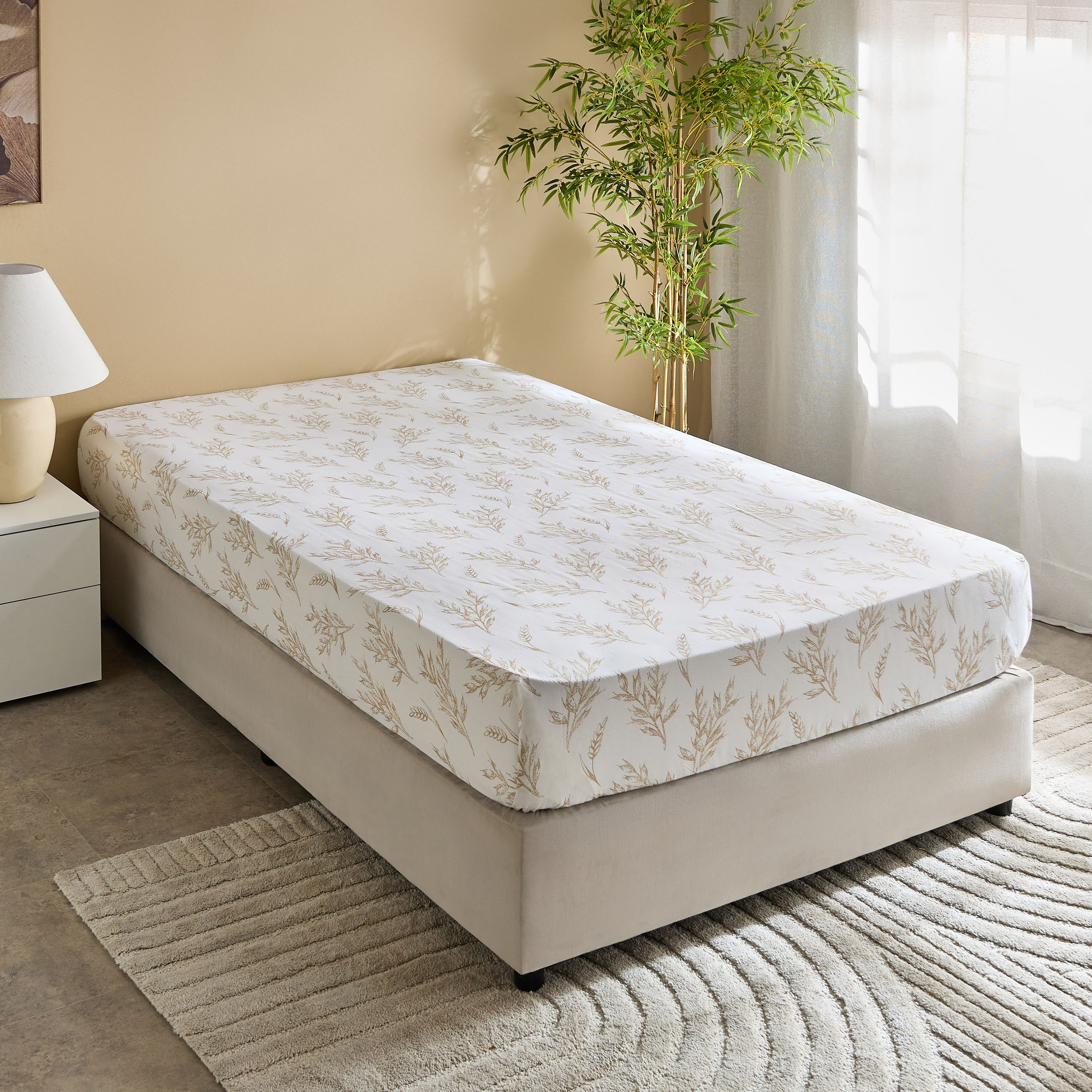 شرشف مسطح توين قطن ليفورا من ألبانيا - 170x260 سم-hbxhomeware-hbxbedroom-image-2