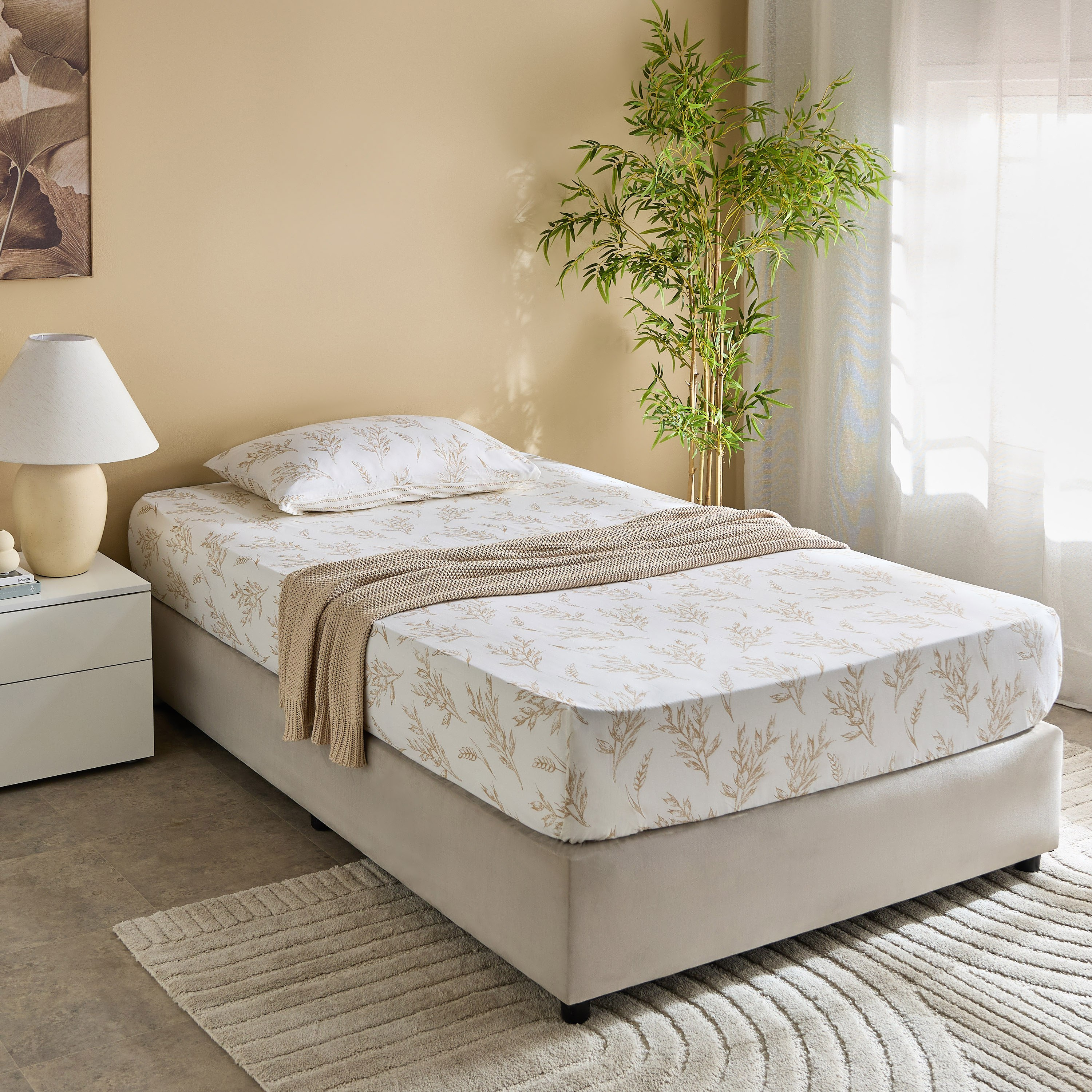 شرشف مسطح توين قطن ليفورا من ألبانيا - 170x260 سم-hbxhomeware-hbxbedroom-image-6