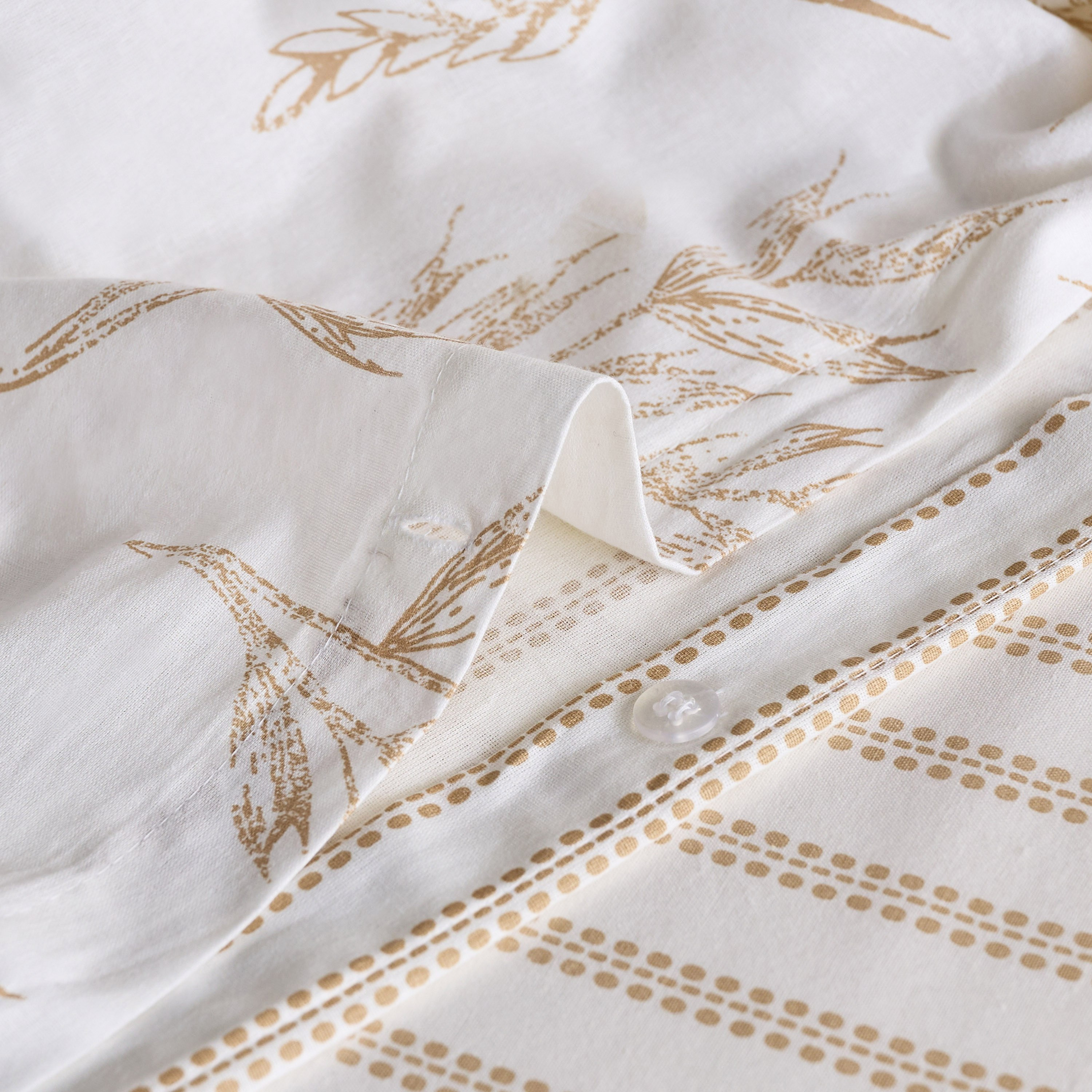 Albania Leafaura 2-Piece Cotton Printed Single Duvet Cover Set - 135x200 cm-hbxhomeware-hbxbedroom-image-5