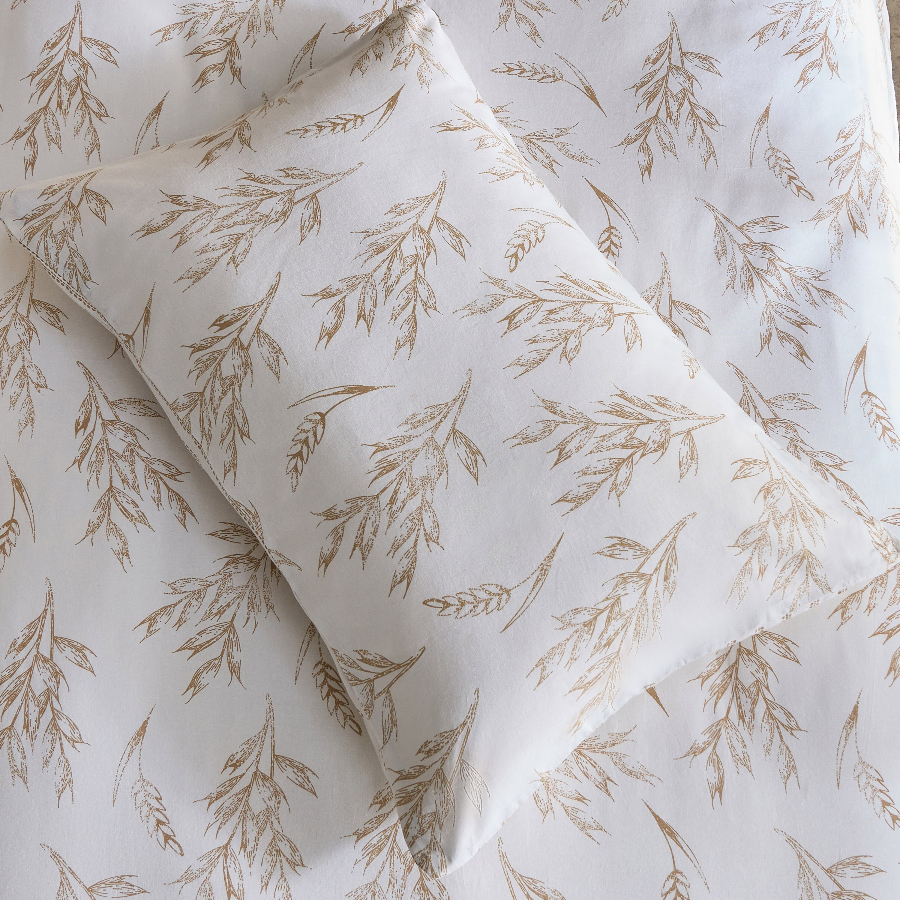 Albania Leafaura 2-Piece Cotton Printed Single Duvet Cover Set - 135x200 cm-hbxhomeware-hbxbedroom-image-6