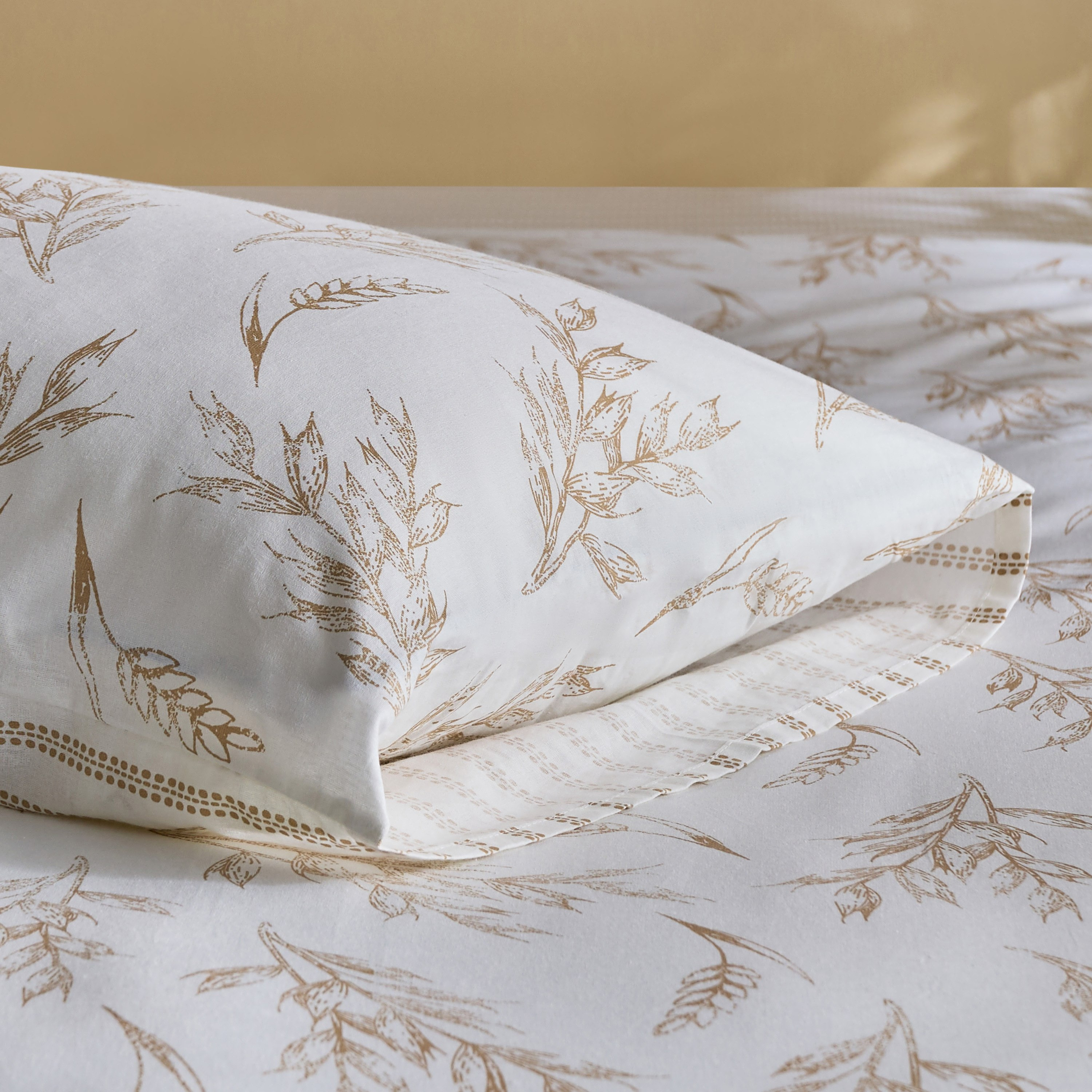 Albania Leafaura 2-Piece Cotton Printed Single Duvet Cover Set - 135x200 cm-hbxhomeware-hbxbedroom-image-7