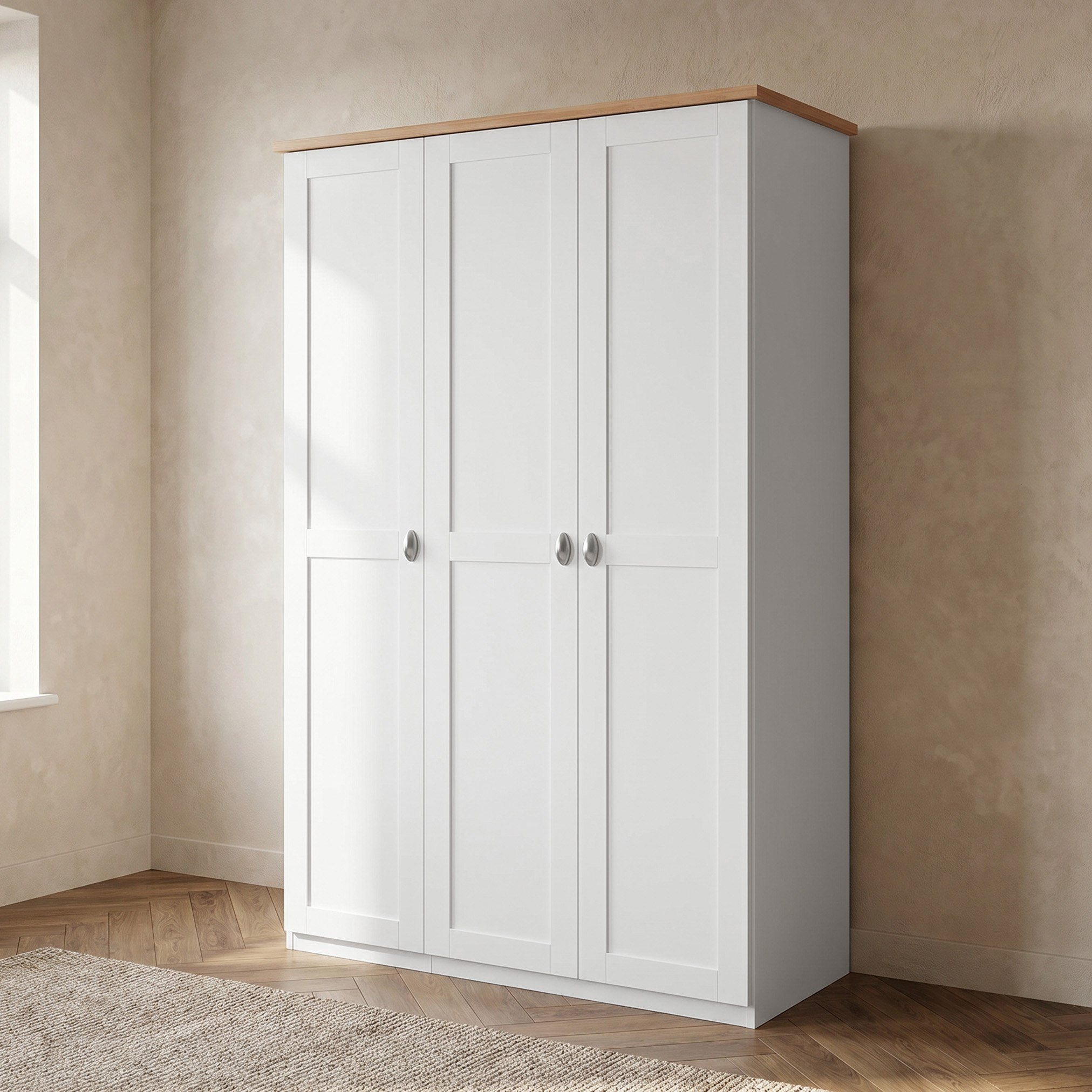 خزانة ملابس 3 أبواب نكست من هامبتون-hbxfurniture-wardrobes-image-1