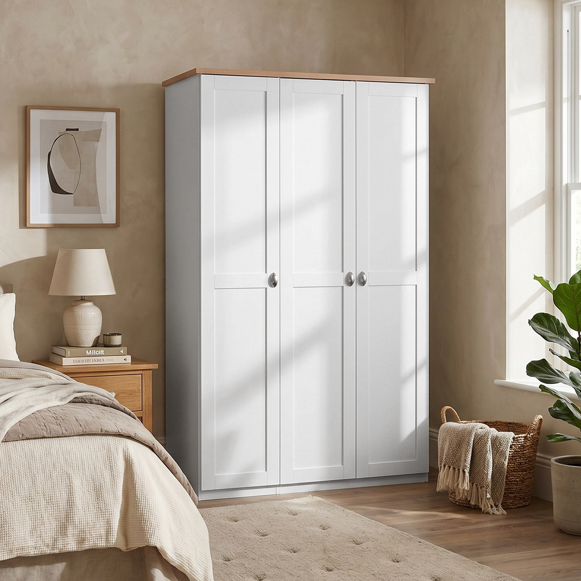 خزانة ملابس 3 أبواب نكست من هامبتون-hbxfurniture-wardrobes-image-6