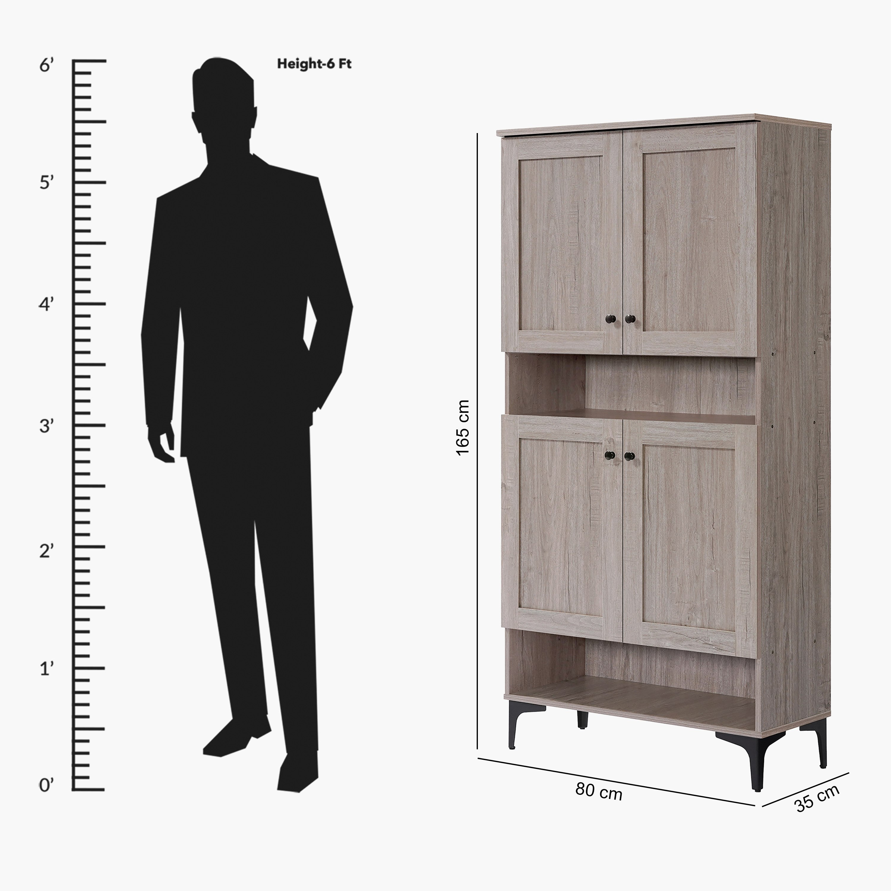 Eris 32-Pair Shoe Cabinet with Open Shelf and 4 Doors-hbxbedroom-shoecabinetsandracks-image-6