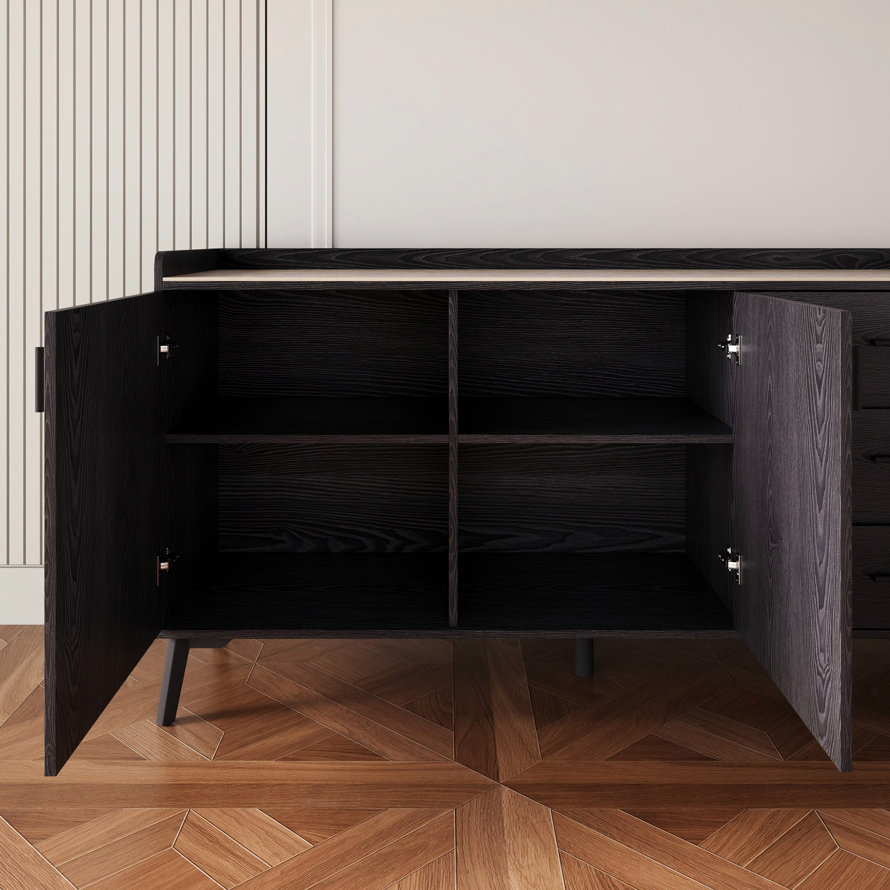 Marwell 1.5 Meter 2-Door Sideboard with Sintered Stone Top and 3-Drawers-hbxfurniture-diningroom-buffetsandsideboards-image-4