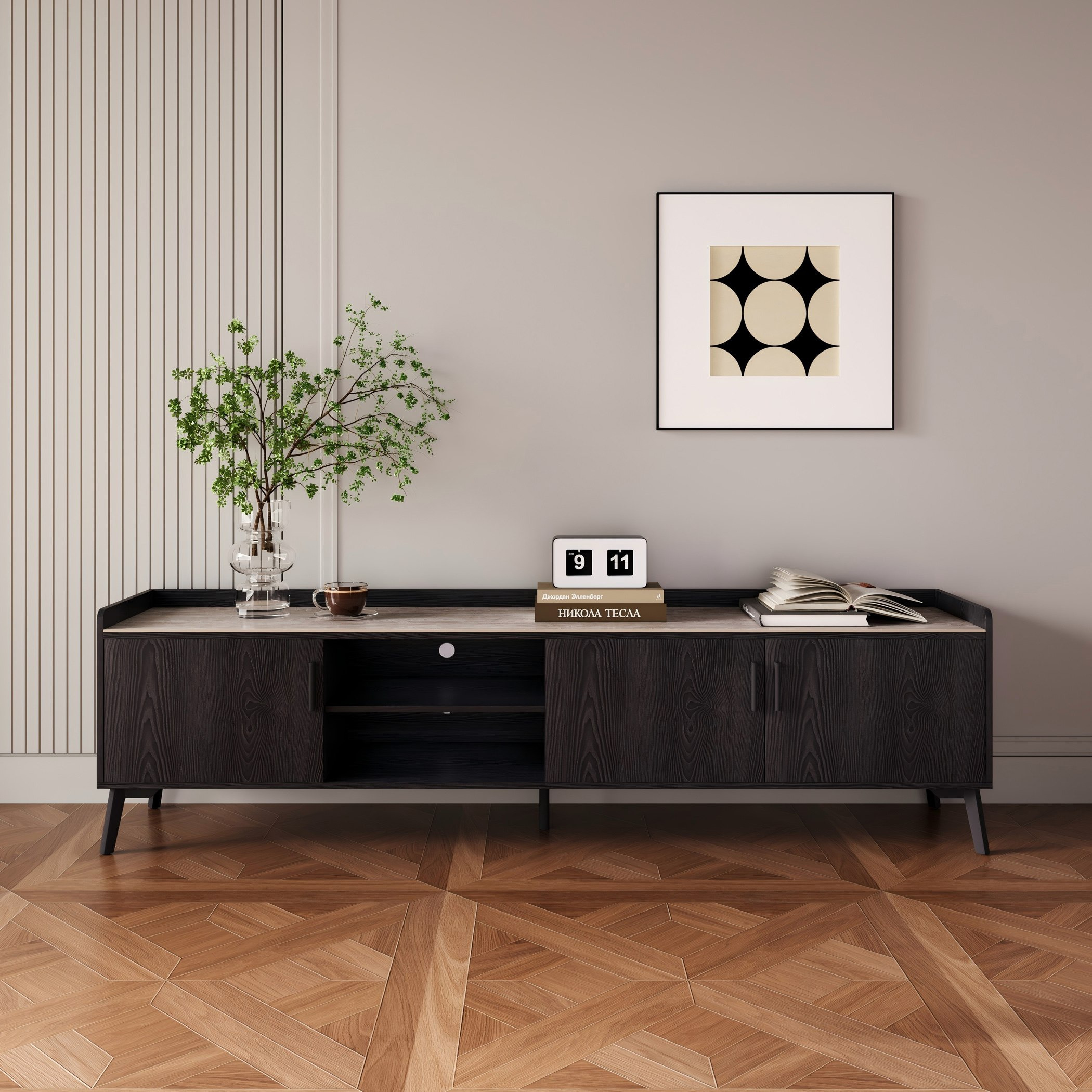 وحدة تلفزيون بسطح من الحجر الملبد للأجهزة حتى 80 بوصة 2 متر من مارويل-hbxlivingroom-mediaunitsandstorage-tvunits-image-2